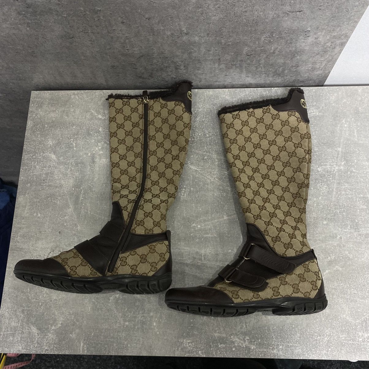Gucci Vintage Gucci Monogram Canvas Boots High Sneakers Size US 6.5 / IT 36.5 - 6 Thumbnail