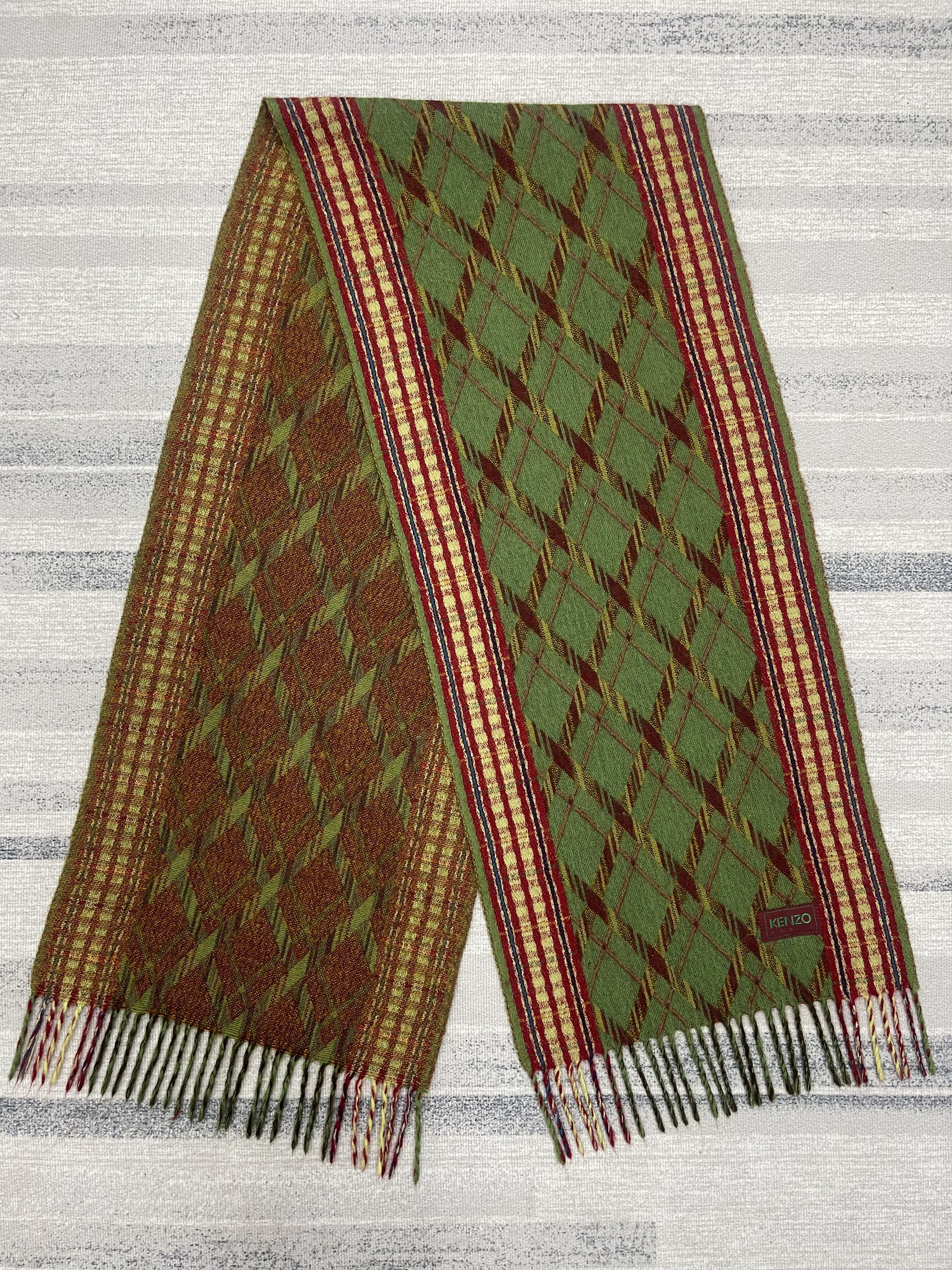 Kenzo Vintage Kenzo Paris Muffler Scarf- 6235 Size ONE SIZE - 5 Thumbnail