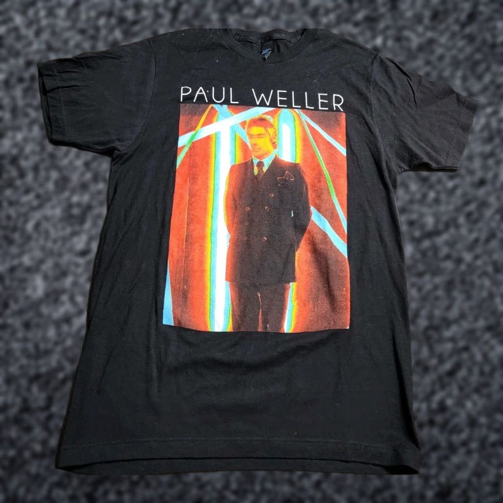 Tultex Paul Weller The Jam Concert T-Shirt Mens Medium Black Short Sleeve Graphic Tee 2013 Size US M / EU 48-50 / 2 - 1 Thumbnail
