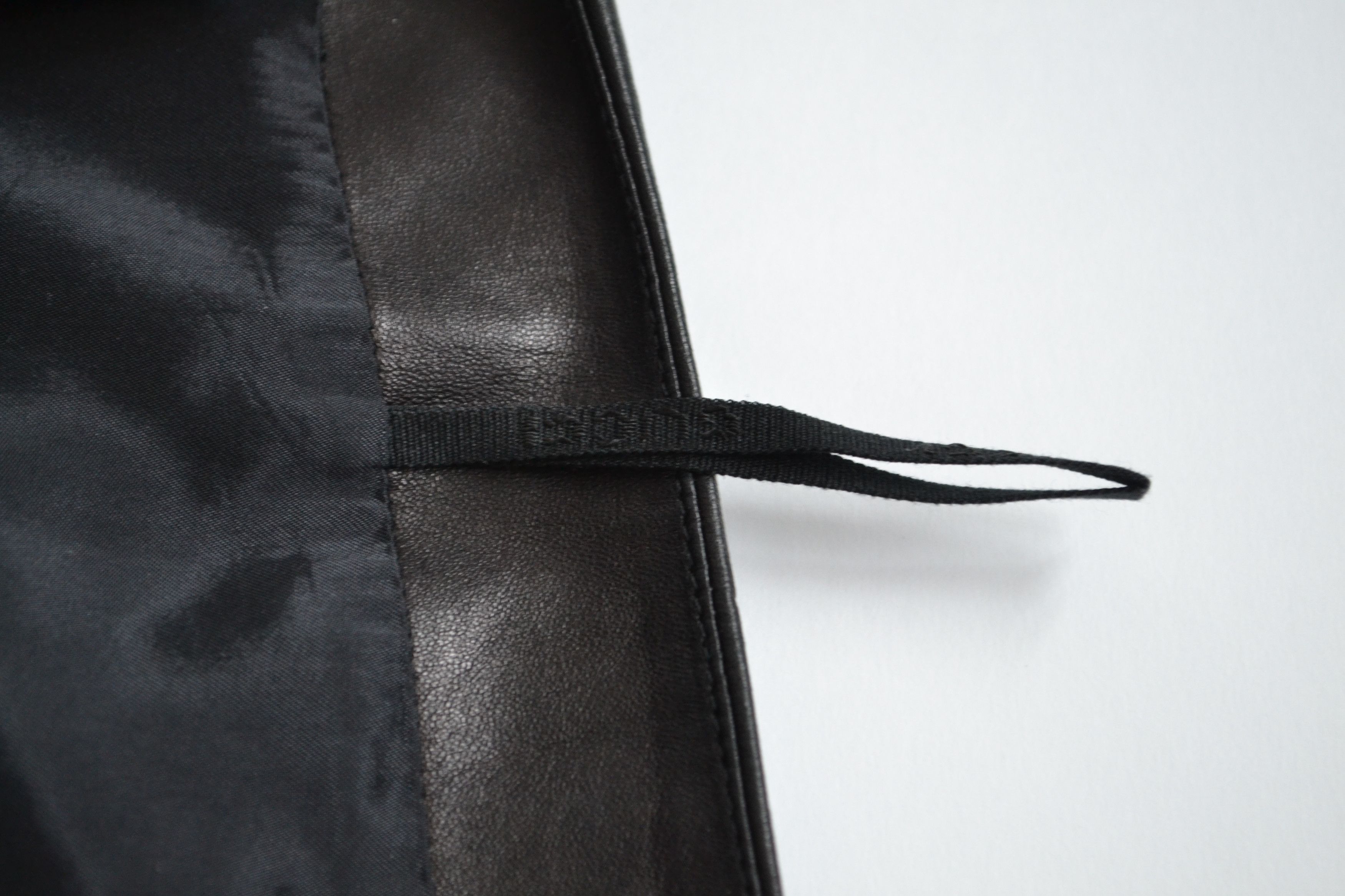 Gucci GUCCI Skirt Leather Mini Vintage 90s Black TOM FORD Size 27" / US 4 / IT 40 - 11 Thumbnail
