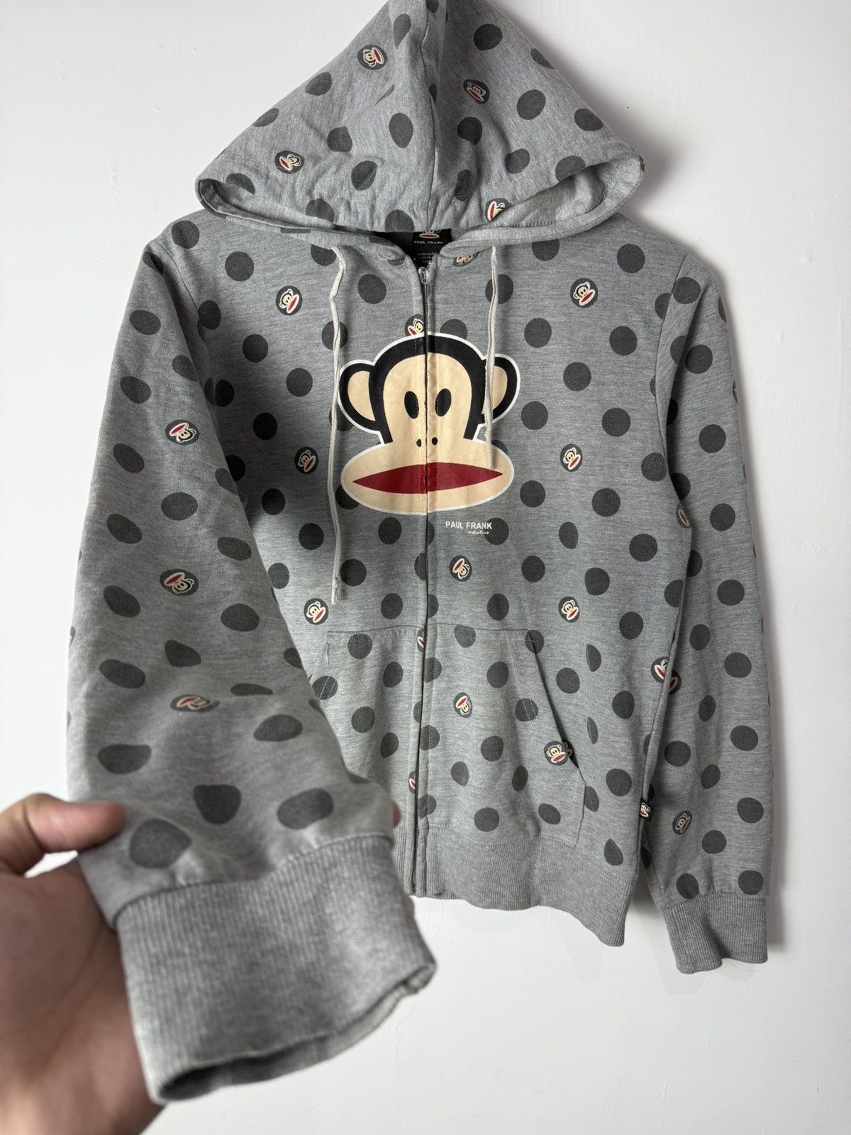 20471120 Paul frank monkey polkadot zip hoodie Size US M / EU 48-50 / 2 - 4 Thumbnail