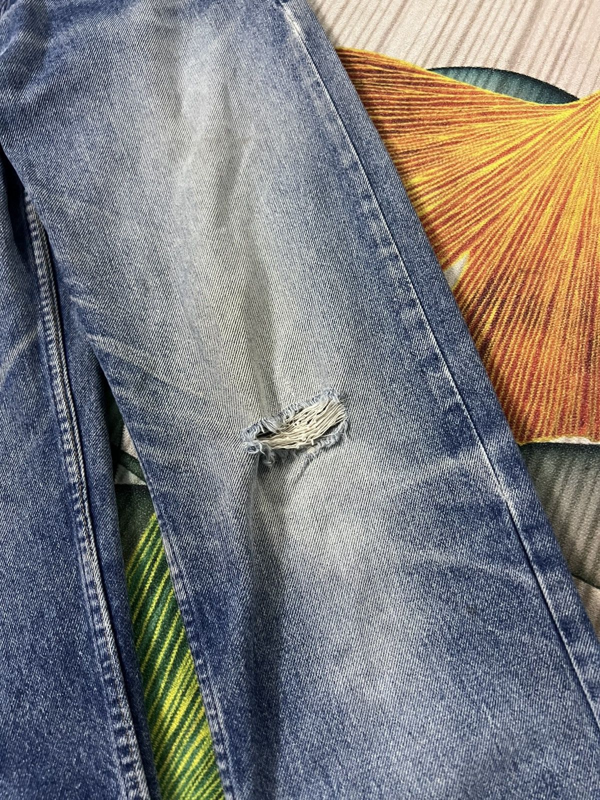 Levi's 1993 Vintage Levis 510 USA Distressed Blue Jean Size US 28 / EU 44 - 5 Thumbnail
