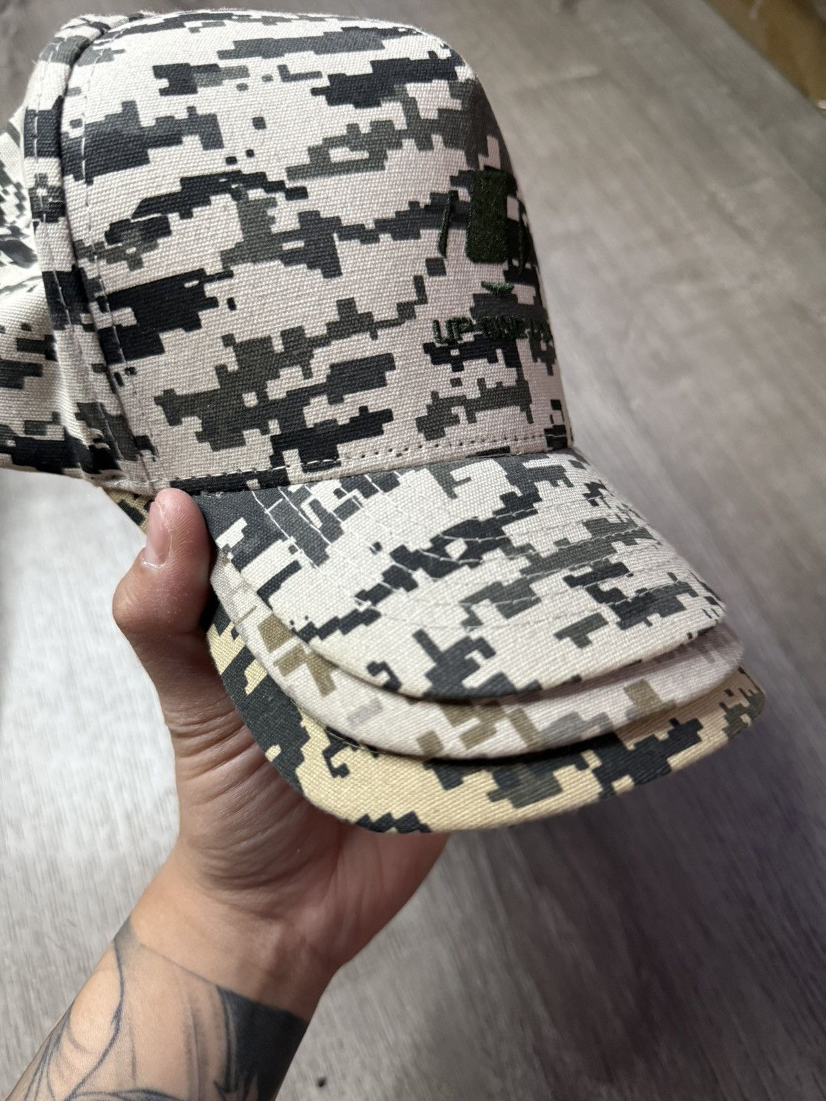 Other Digi Camo Triple Brim Snapback Hat Size ONE SIZE - 2 Thumbnail