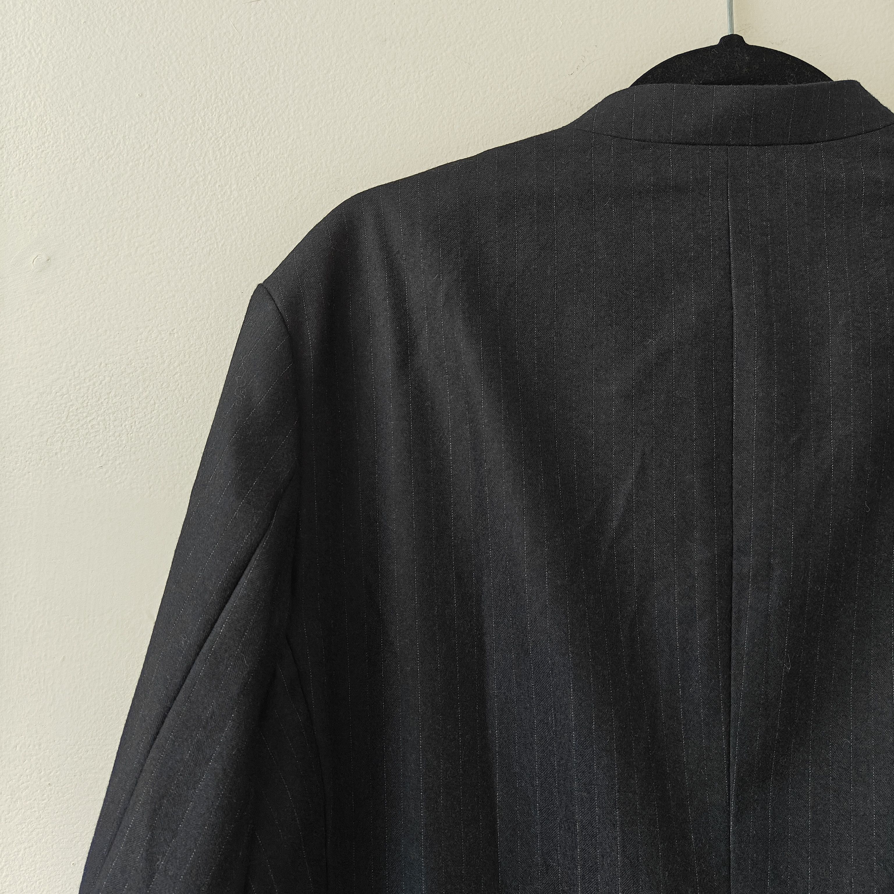 Auralee NWT Navy pinstripe silk wool blazer size 2 $1100 japan Size US M / EU 48-50 / 2 - 16 Thumbnail