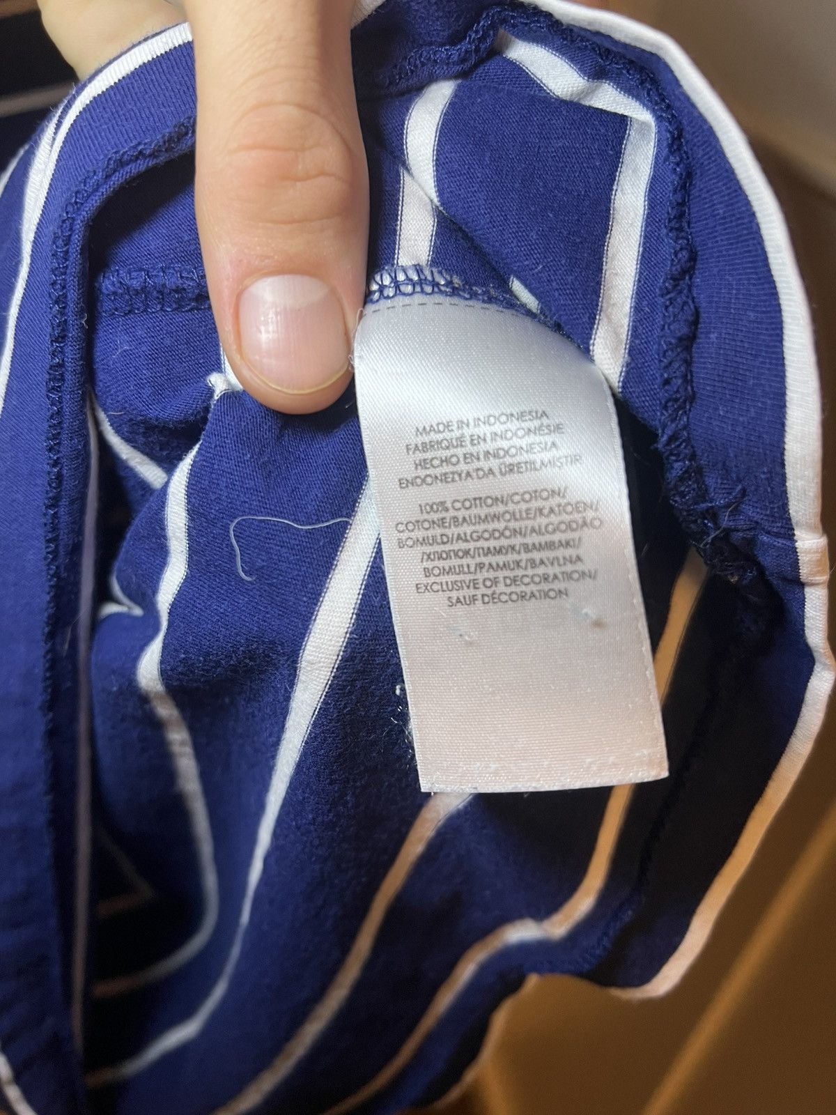 Polo Ralph Lauren Polo Ralph Lauren baby striped tee Size US L / EU 52-54 / 3 - 7 Thumbnail