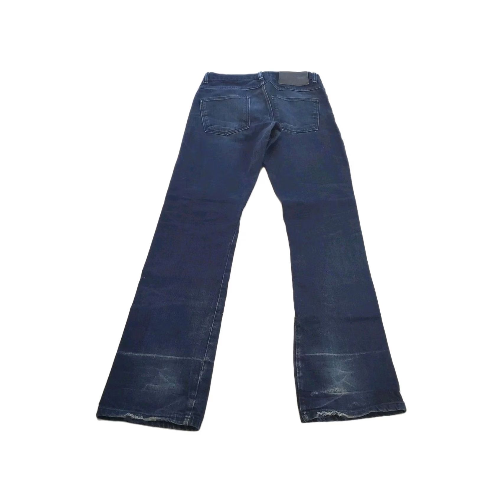 Vintage Naked & Famous Jeans Mens 30 Blue Men 30x32 Japnese Selvedge Raw Denim Skinny Guy Indigo Size US 30 / EU 46 - 2 Thumbnail