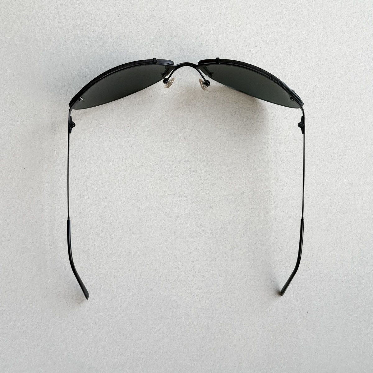 Emporio Armani × Giorgio Armani Emporio Armani Black Frame Sunglasses Size ONE SIZE - 9 Thumbnail