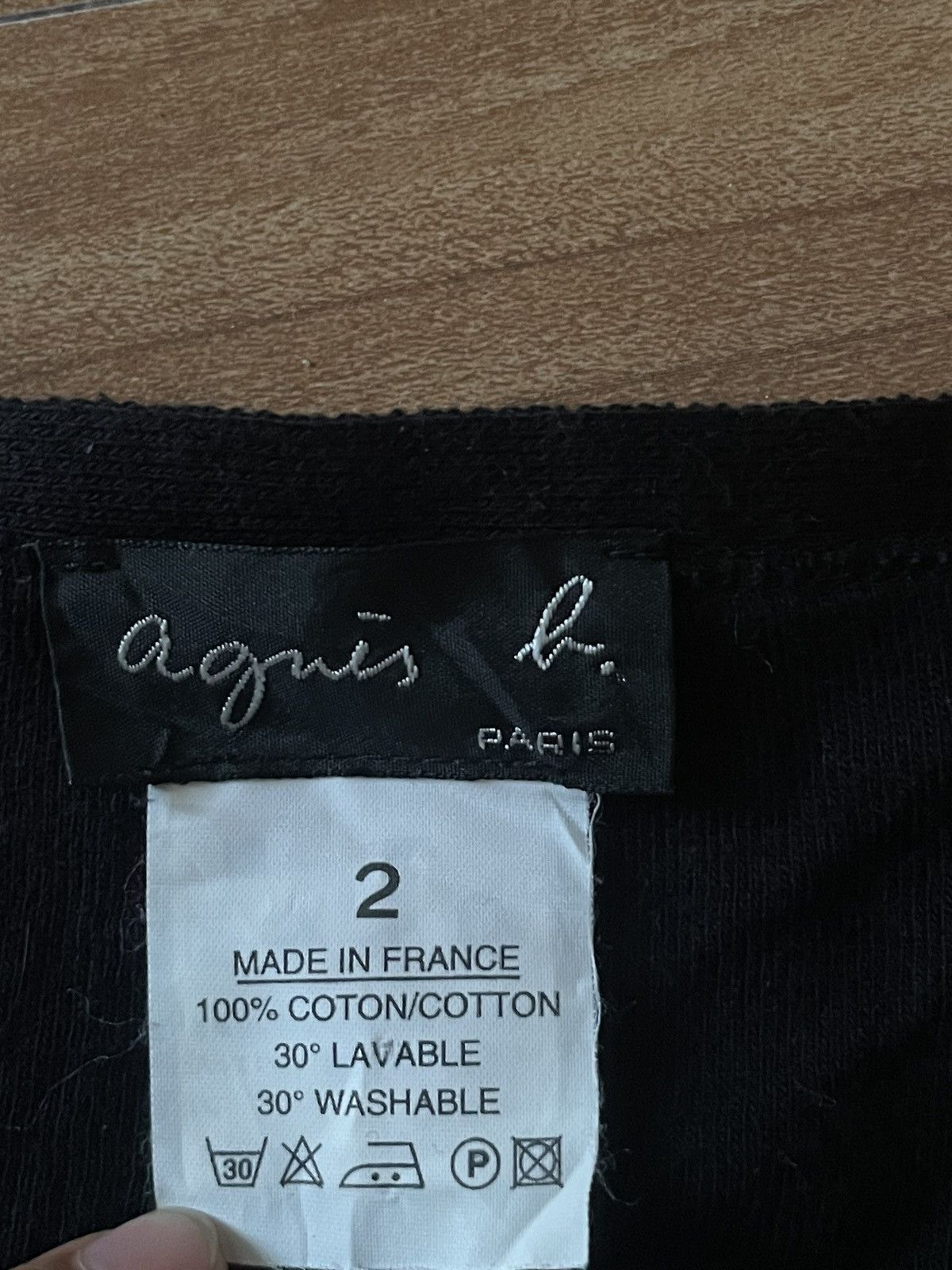 agnes b. Agnes B. Plain Black Blouse Size M / US 6-8 / IT 42-44 - 3 Thumbnail