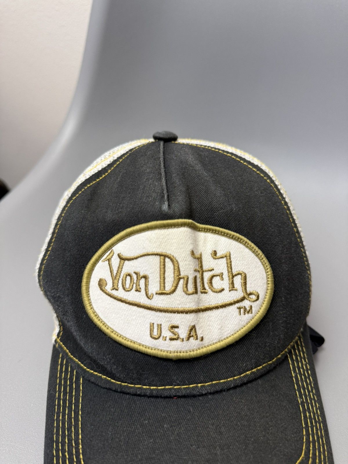 Von Dutch Vintage Von Dutch USA trucker cap hat Y2K Size ONE SIZE - 8 Thumbnail