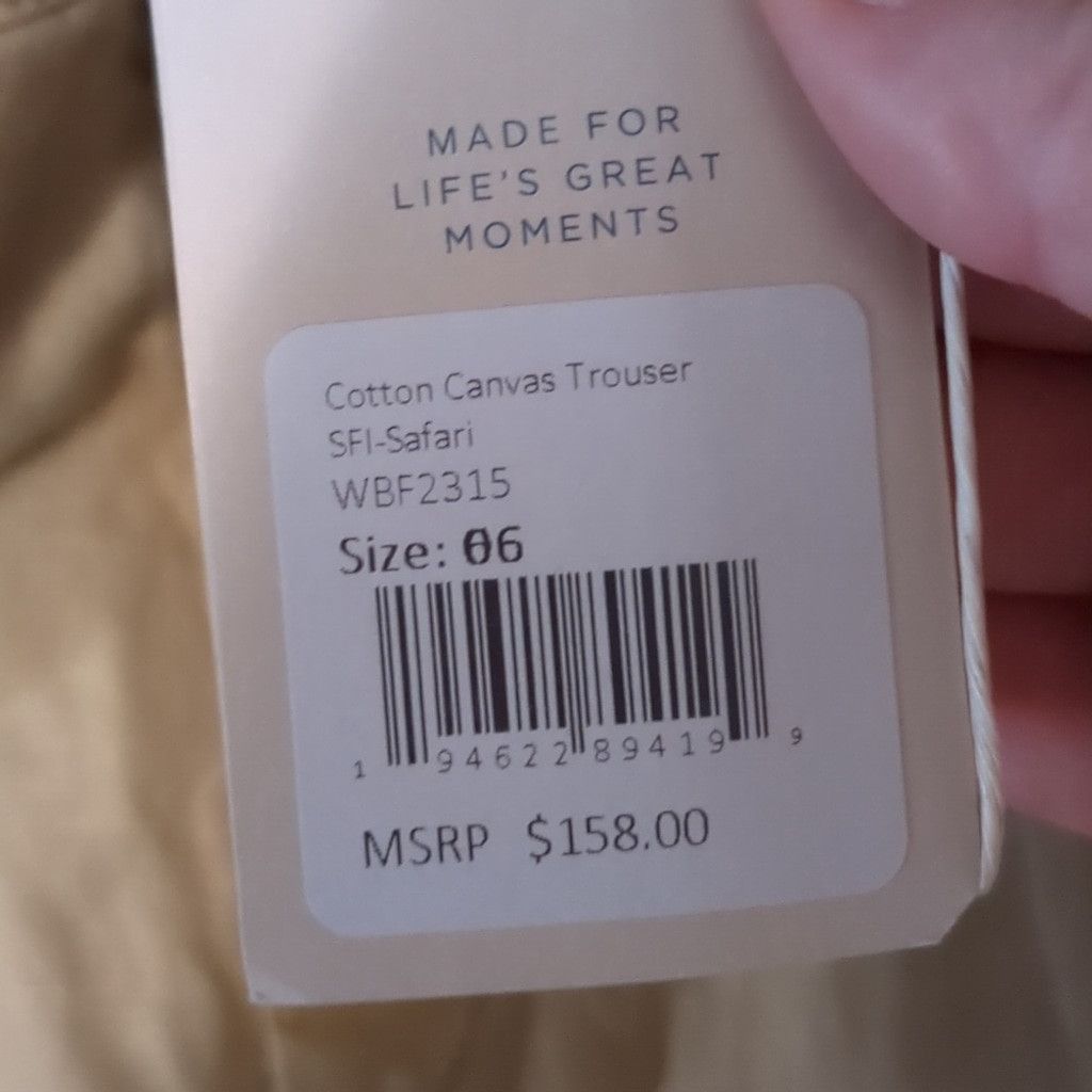 Faherty Faherty safari cotton canvas trousers size 6 Size 28" / US 6 / IT 42 - 7 Thumbnail