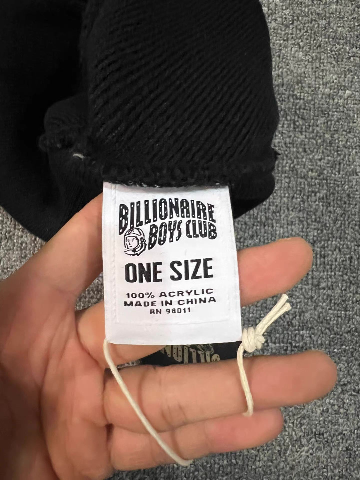 Billionaire Boys Club 22FW BBC Script Logo Knit Balaclava Beanie Q7 Size ONE SIZE - 6 Thumbnail