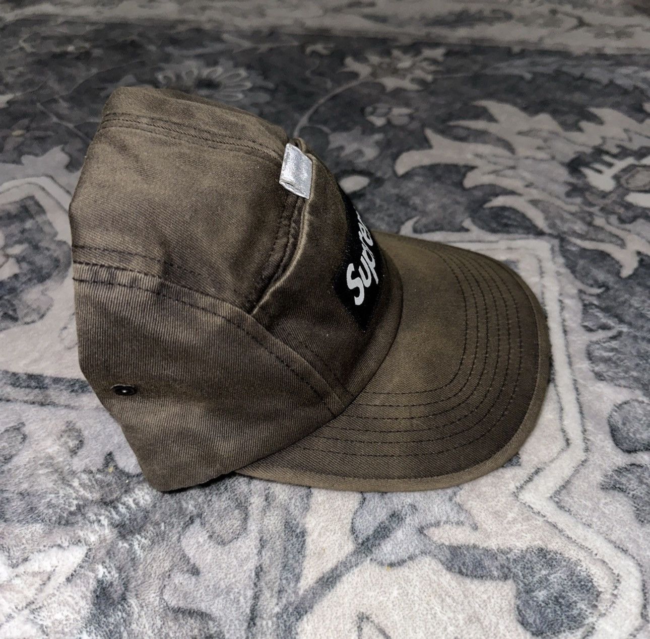 Supreme Size OS - Supreme Camp Cap Brown/Dark Olive 7MRD153A3 Size ONE SIZE - 3 Thumbnail