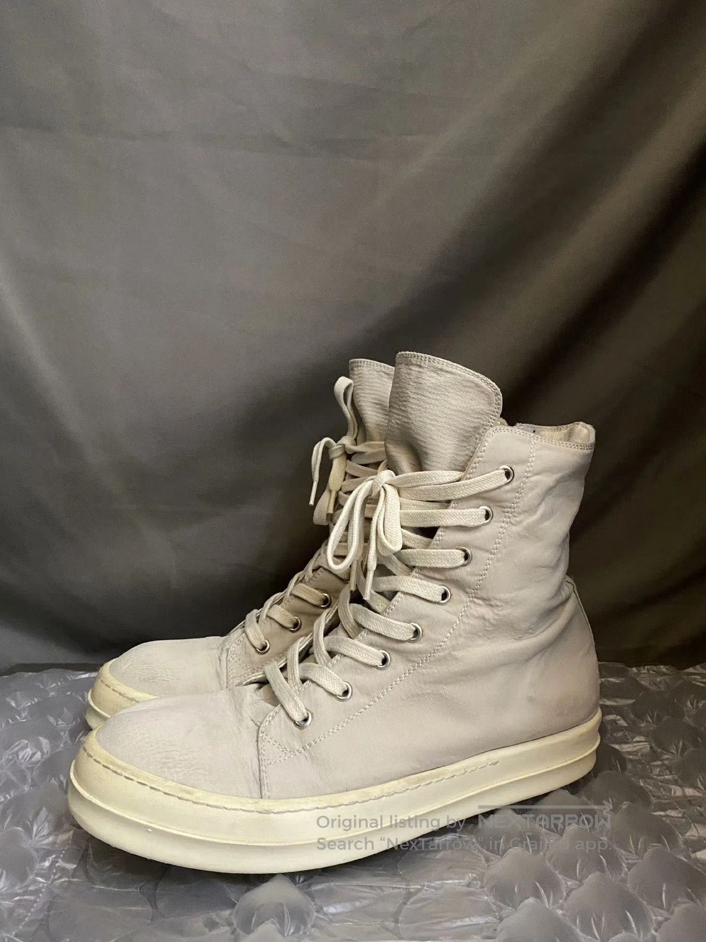 Rick Owens Rick Owens Milk White High. Size US 8 / EU 41 - 1 Thumbnail