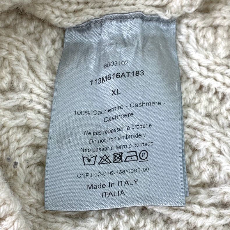 Dior Dior Beige CD letter embroidery cashmere turtleneck long sl Size US XL / EU 56 / 4 - 8 Thumbnail