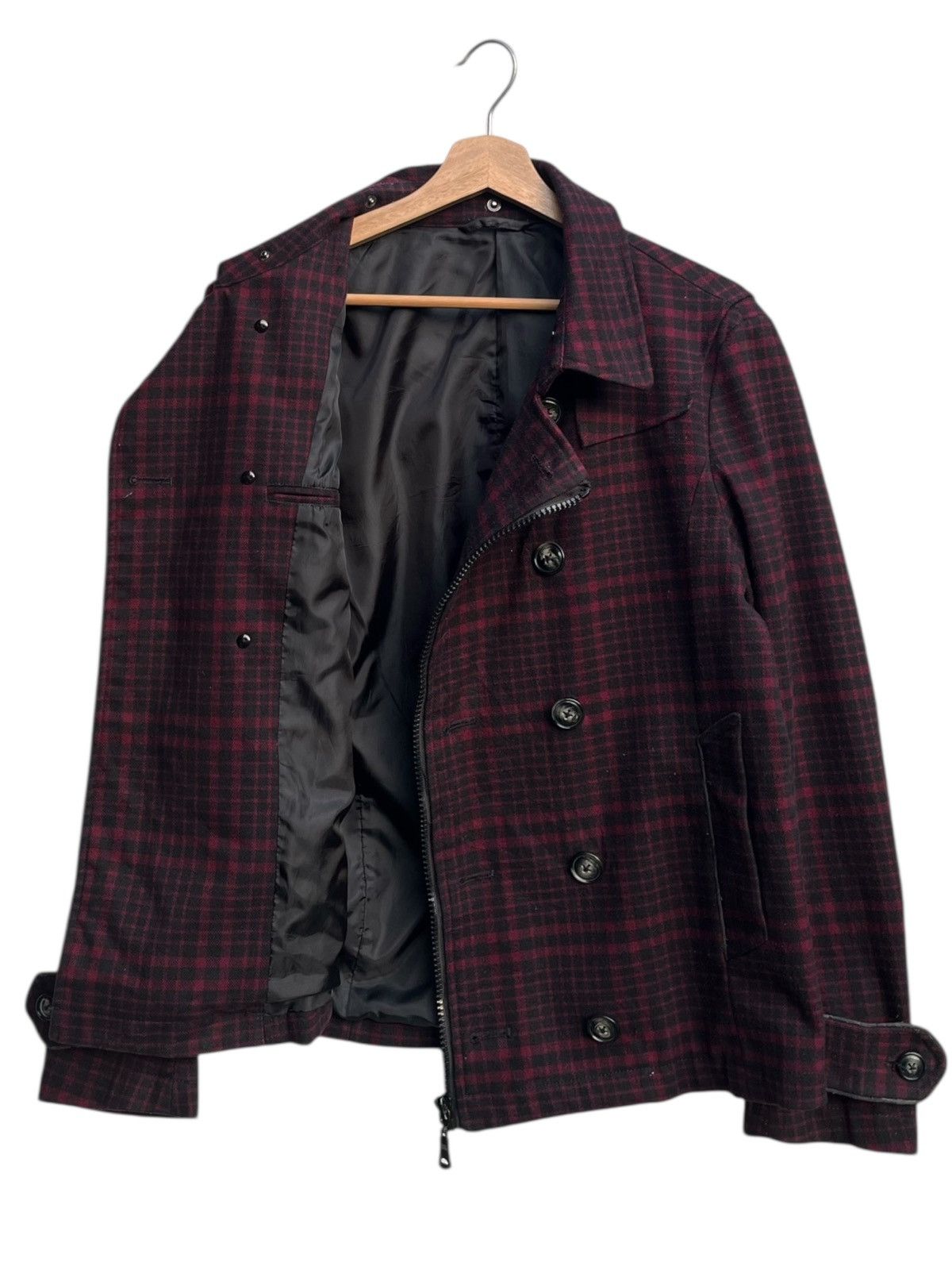 semanticdesign Semantic Design Tartan Plaid Punk Style Jacket Size US M / EU 48-50 / 2 - 6 Thumbnail