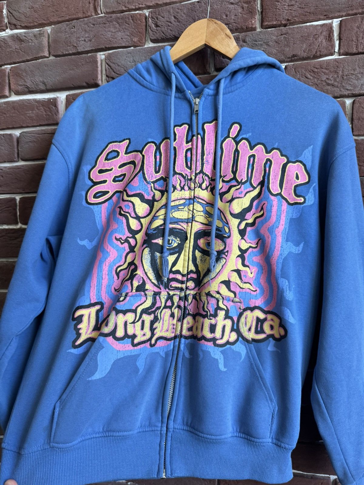 Sublime ☀️Sublime Y2K Boxy Zip Graphic Punk Hip Hop Band Hoodie Size US XS / EU 42 / 0 - 4 Thumbnail