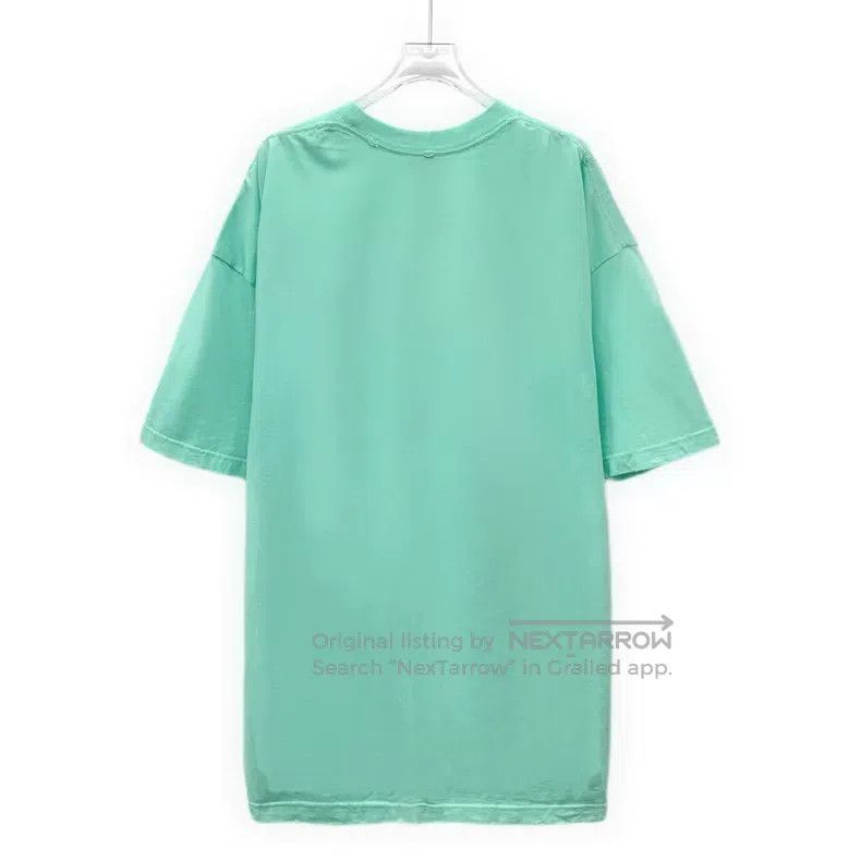 Balenciaga Balenciaga Green Destroyed Vintage Logo Letter Embroidered Size US L / EU 52-54 / 3 - 2 Thumbnail