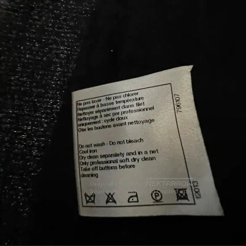 Chanel Chanel Black Ladies' Polyester Jacket . Size XXS / US 00 / IT 34 - 3 Thumbnail