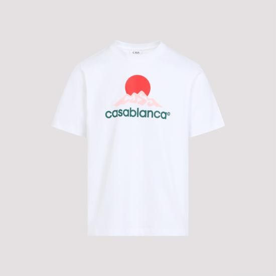 Casablanca CASABLANCA Men T-Shirts MPF25 JTS 001 03 CASABLANCA MONTAGNE White Size US S / EU 44-46 / 1 - 1 Thumbnail