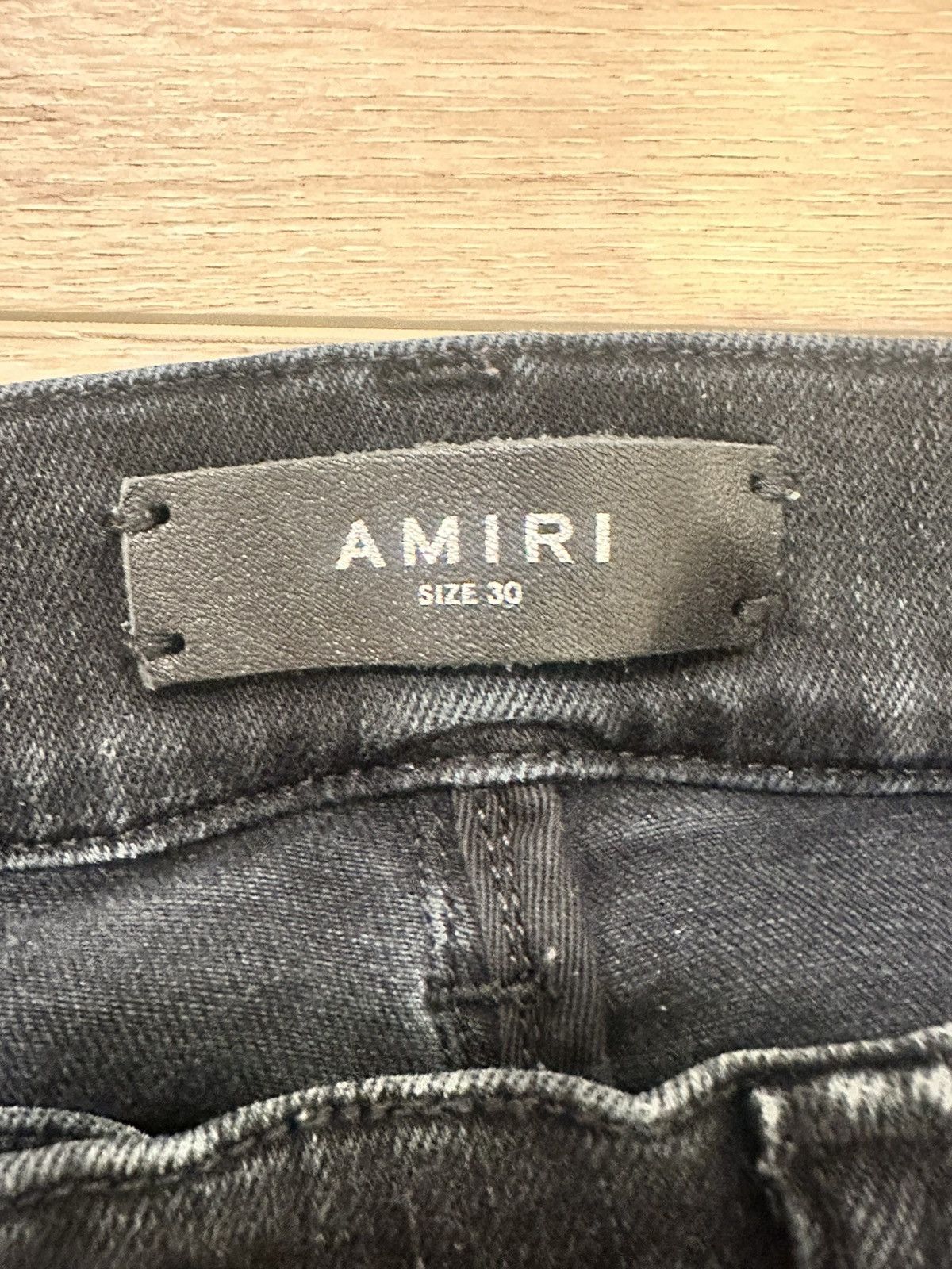 Amiri Amiri MX1 Paint Splatter Aged Black Denim Size US 30 / EU 46 - 6 Thumbnail