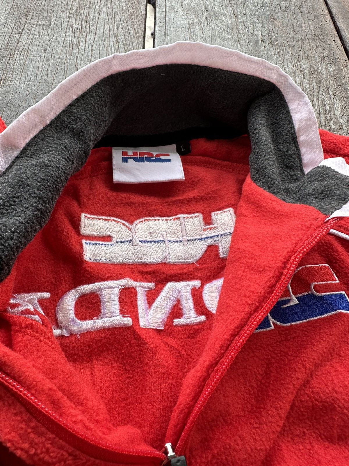 Honda × Japanese Brand Honda Hrc Fleece Half Zipper Size US M / EU 48-50 / 2 - 8 Thumbnail