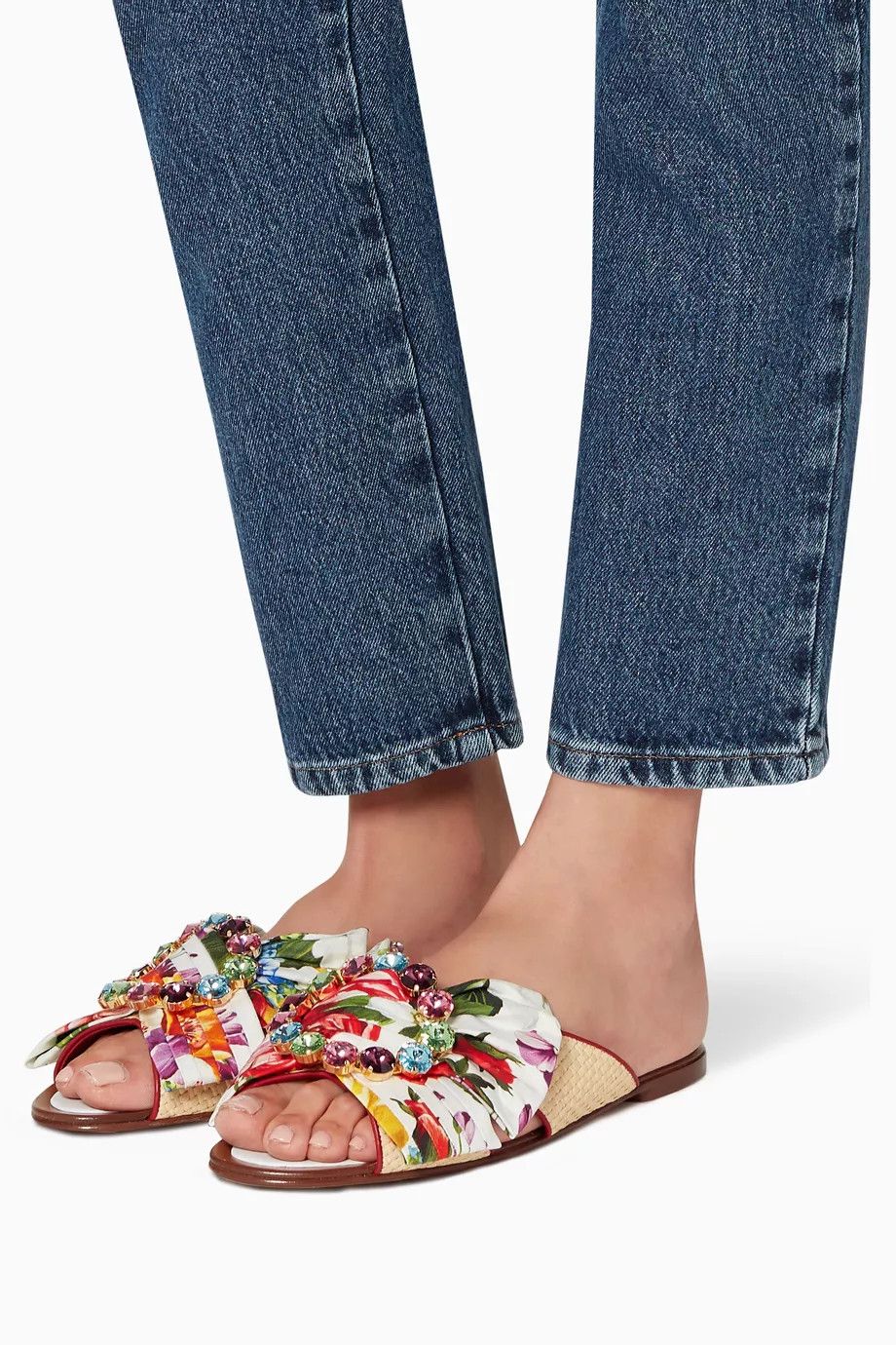 Dolce & Gabbana o1y0925 Slippers in Multicolor Size US 5 / IT 35 - 4 Thumbnail
