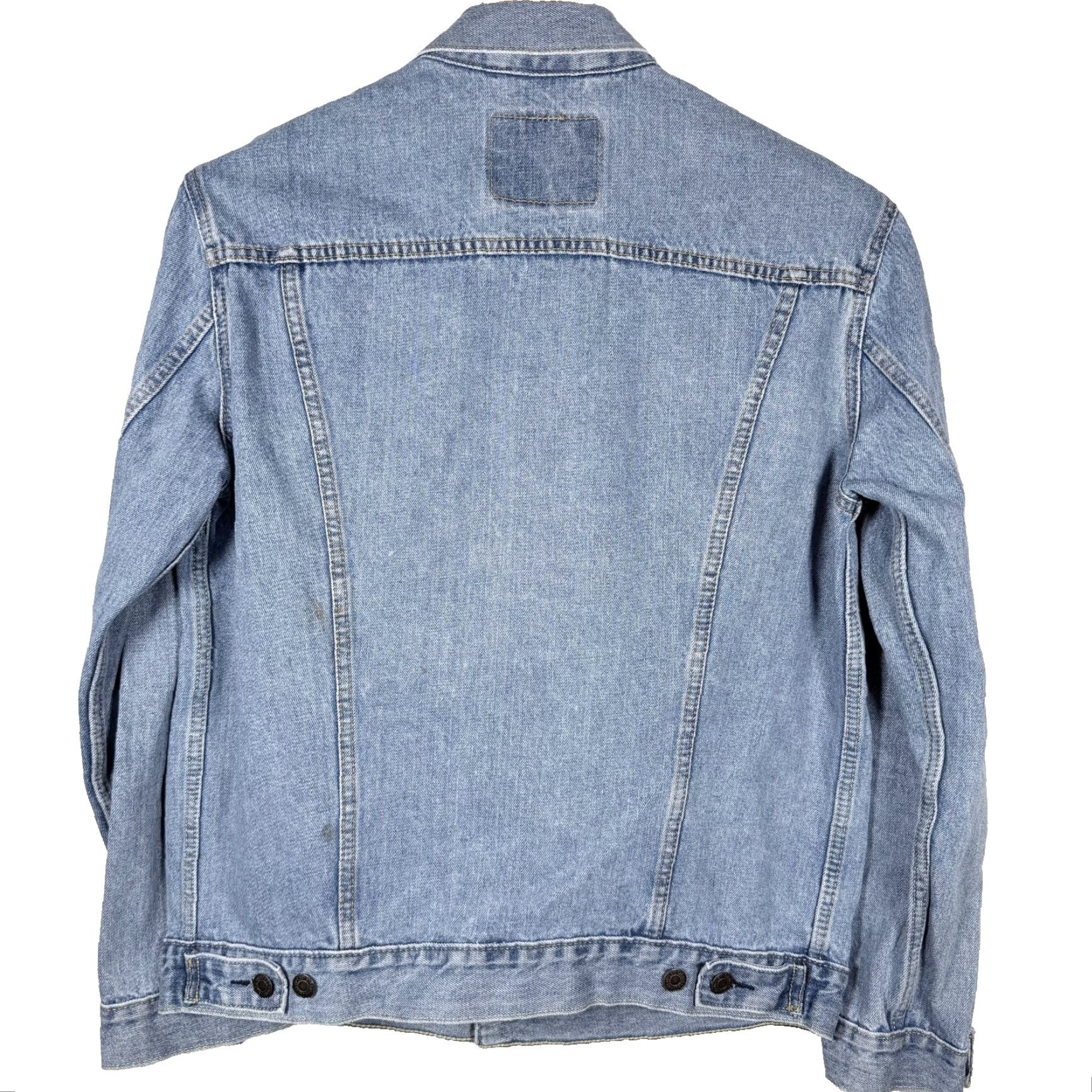 Levi's Levi's Trucker Jacket Mens Large Blue Denim Retro Classic Casual Workwear jacket Size US L / EU 52-54 / 3 - 2 Thumbnail