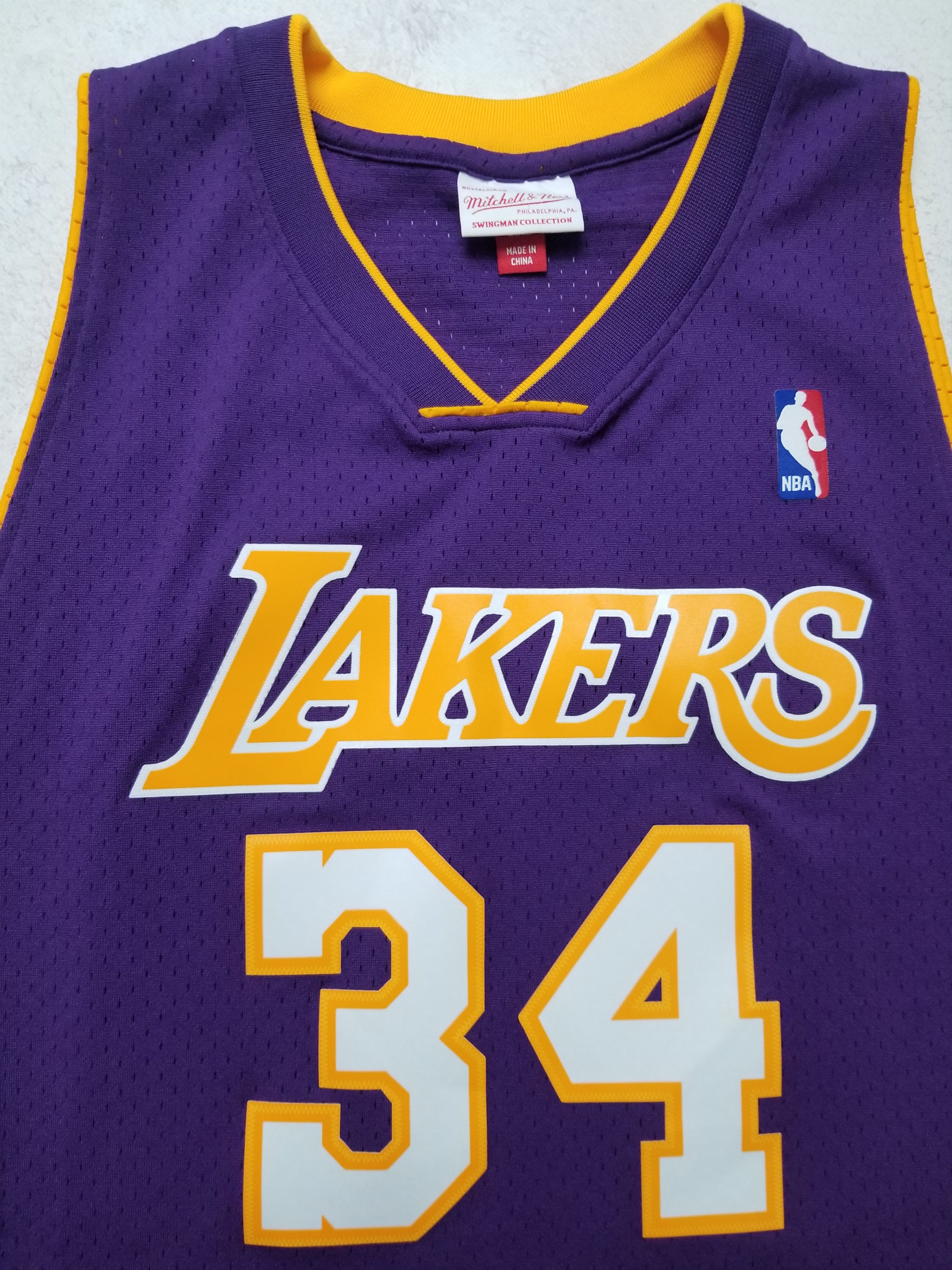 Mitchell & Ness Mitchell & Ness Los Angeles Lakers O'Neal 34 NBA Jersey Size US XL / EU 56 / 4 - 11 Thumbnail