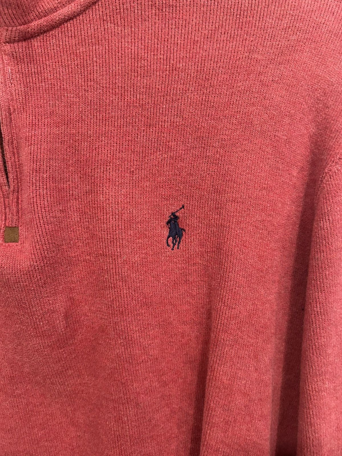 Polo Ralph Lauren Red Polo Quarter zip Size US L / EU 52-54 / 3 - 2 Thumbnail