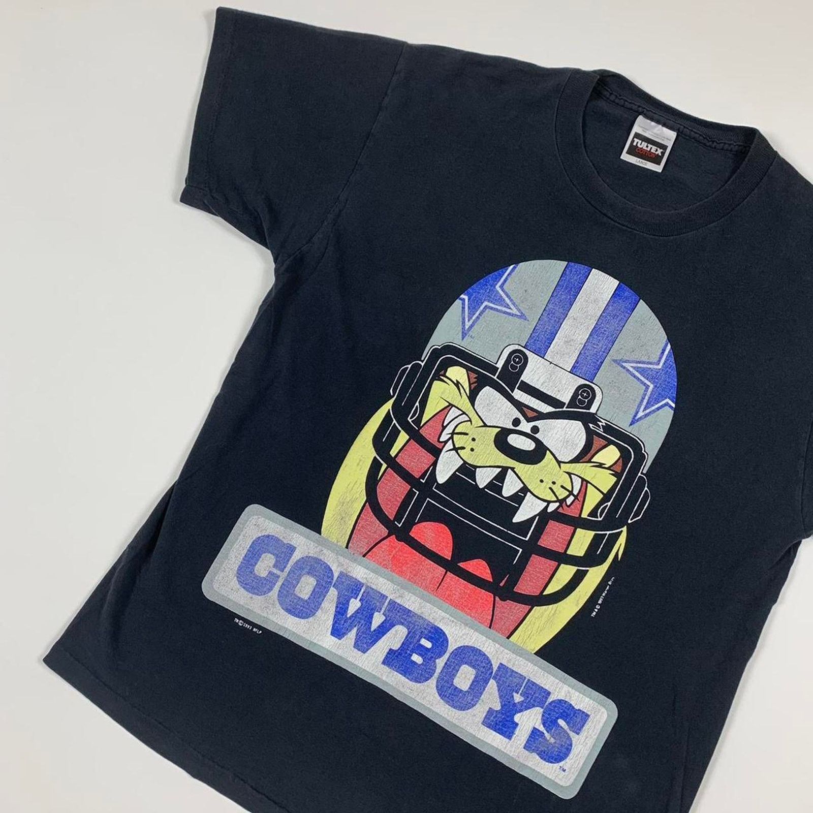 Vintage Vintage 1993 single stitch dallas cowboys taz Size US L / EU 52-54 / 3 - 1 Thumbnail