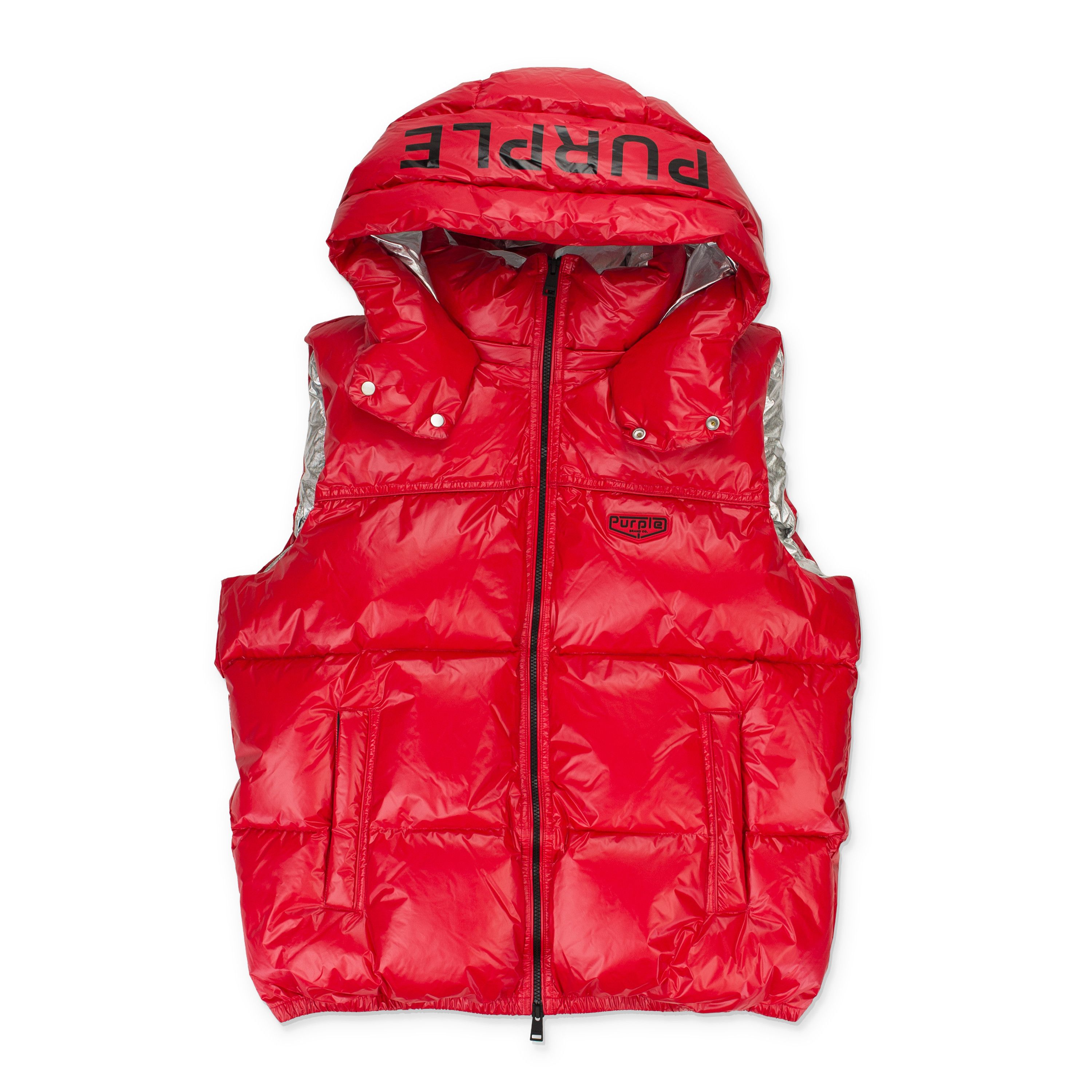 Purple Brand Nylon Puffer Vest SIZE M Size US M / EU 48-50 / 2 - 1 Thumbnail