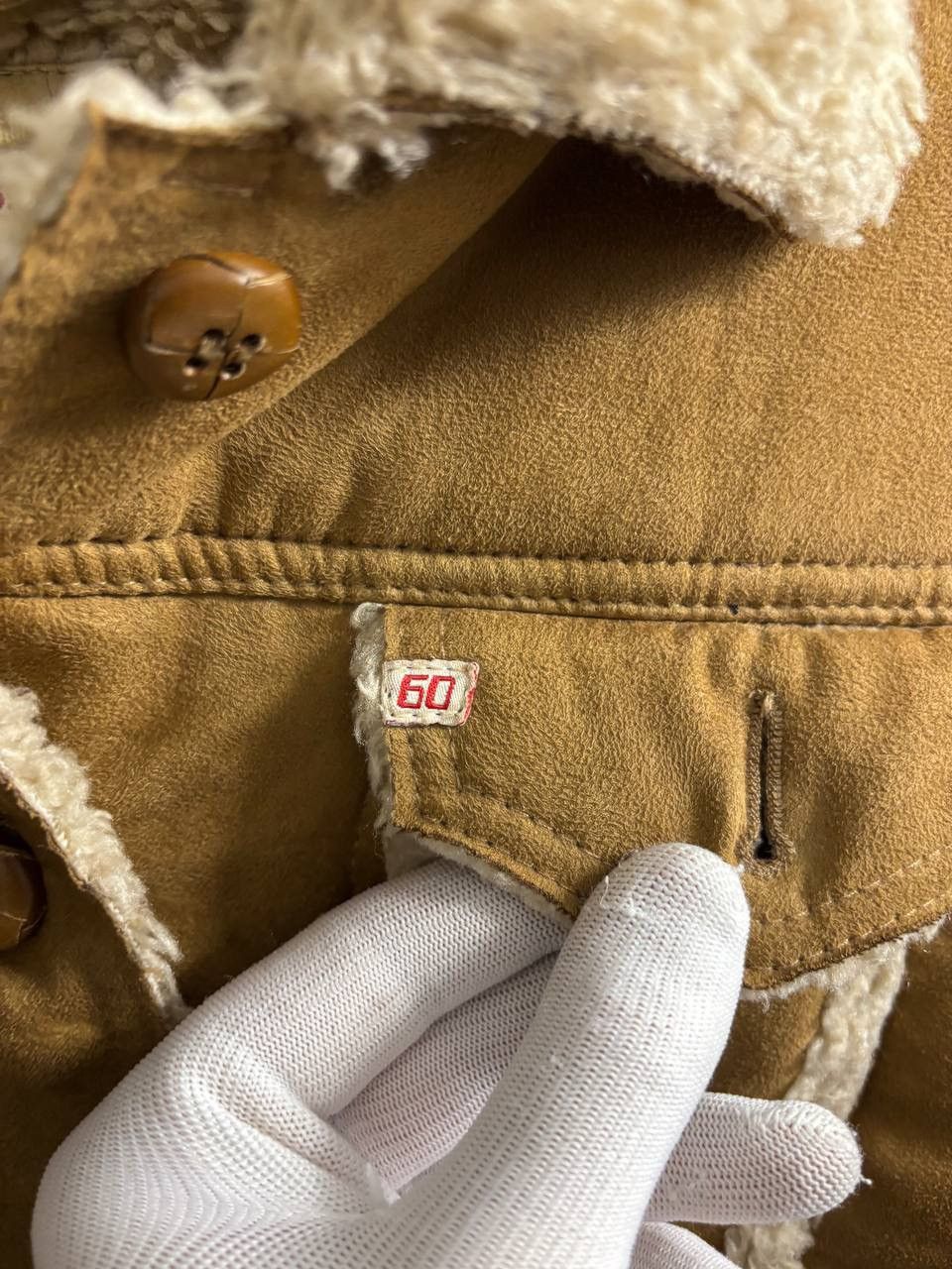 Miss Sixty Miss Sixty vintage Y2K faux fur washed Sherpa jacket Size L / US 10 / IT 46 - 5 Thumbnail