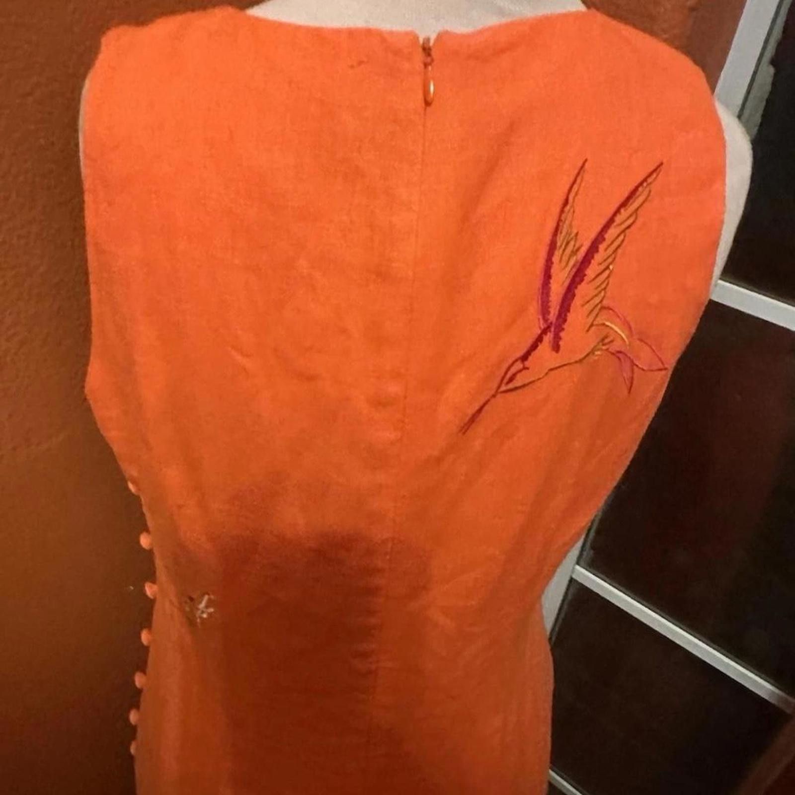 Other Vintage Y2K Maxi dress Linen Size 8 Virgo II Asian Size M / US 6-8 / IT 42-44 - 5 Thumbnail