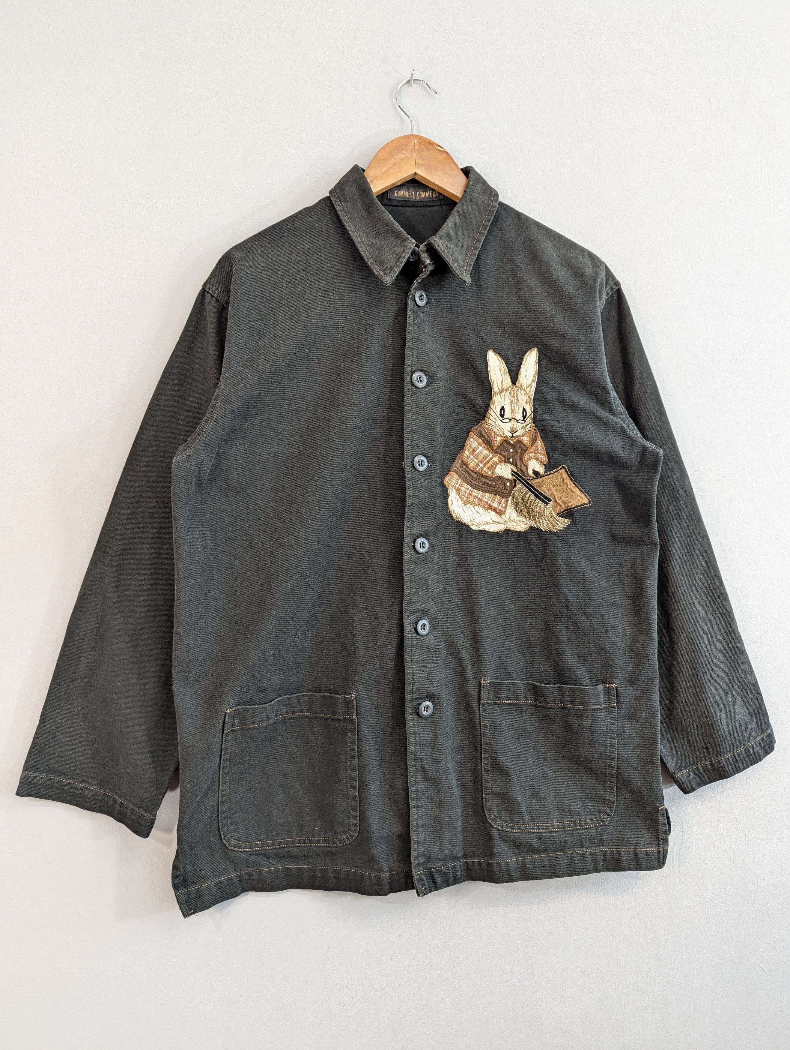 Japanese Brand Vintage Comme Ci Comme Ca Button Ups Distressed Jacket Size US L / EU 52-54 / 3 - 5 Thumbnail