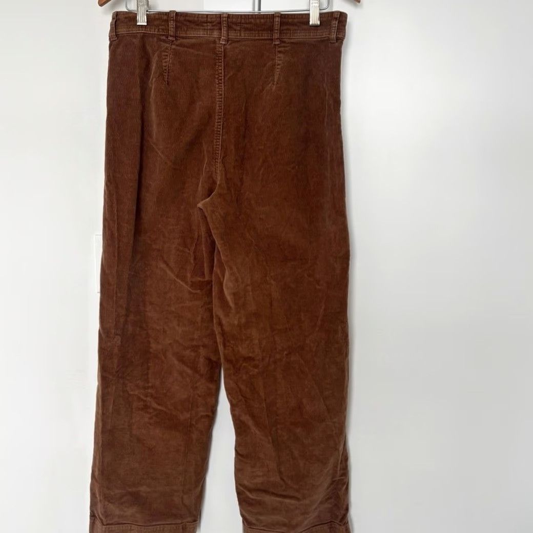 Everlane EVERLANE The Way High Drape Pant Corduroy Tan Brown Wide Leg Women's Size 12 Size 34" / US 12 / IT 48 - 2 Thumbnail