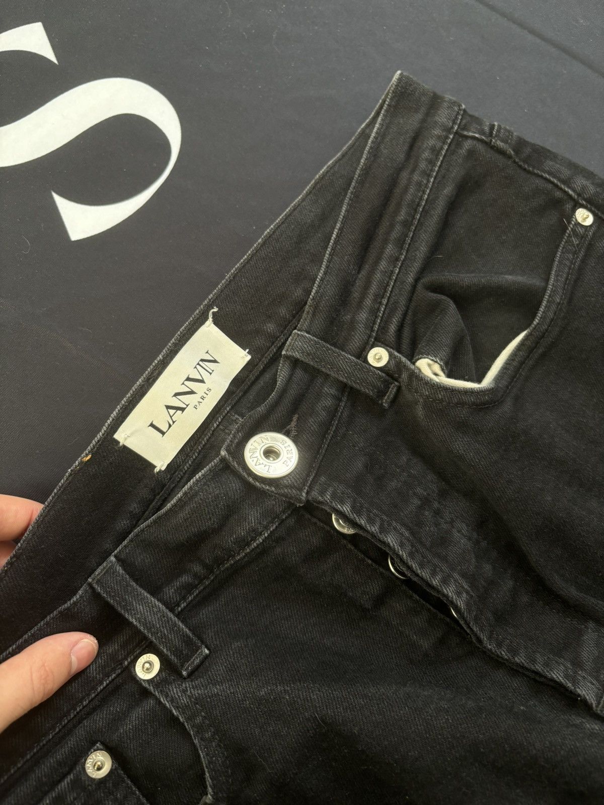 Lanvin Lanvin Black Denim Size US 32 / EU 48 - 2 Thumbnail