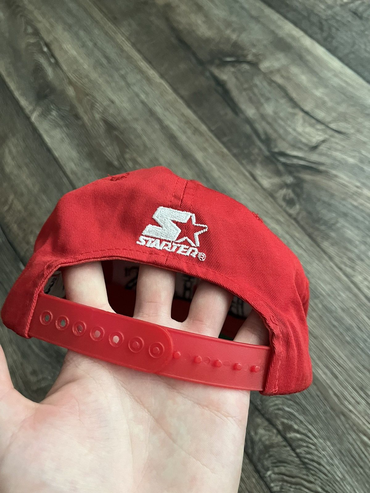 NBA × Vintage Vintage 90s Starter Chicago Bulls Logo Cap Hat NBA Size ONE SIZE - 5 Thumbnail