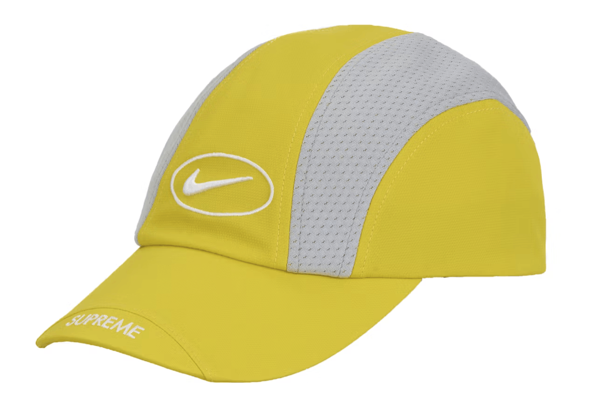 Supreme Nike Running Hat Yellow Sz Adjustable