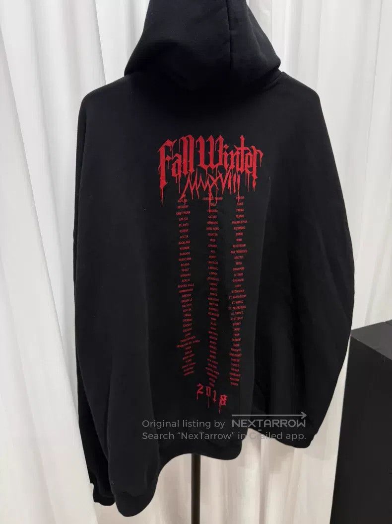 Vetements VETEMENTS Blood Droplet Hoodie Size US S / EU 44-46 / 1 - 7 Thumbnail