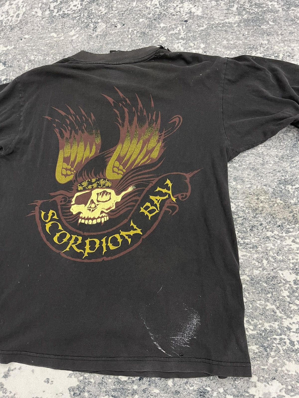 Vintage Vintage Scorpion Bay Graphic T-Shirt Made in USA Distressed Size US M / EU 48-50 / 2 - 12 Thumbnail