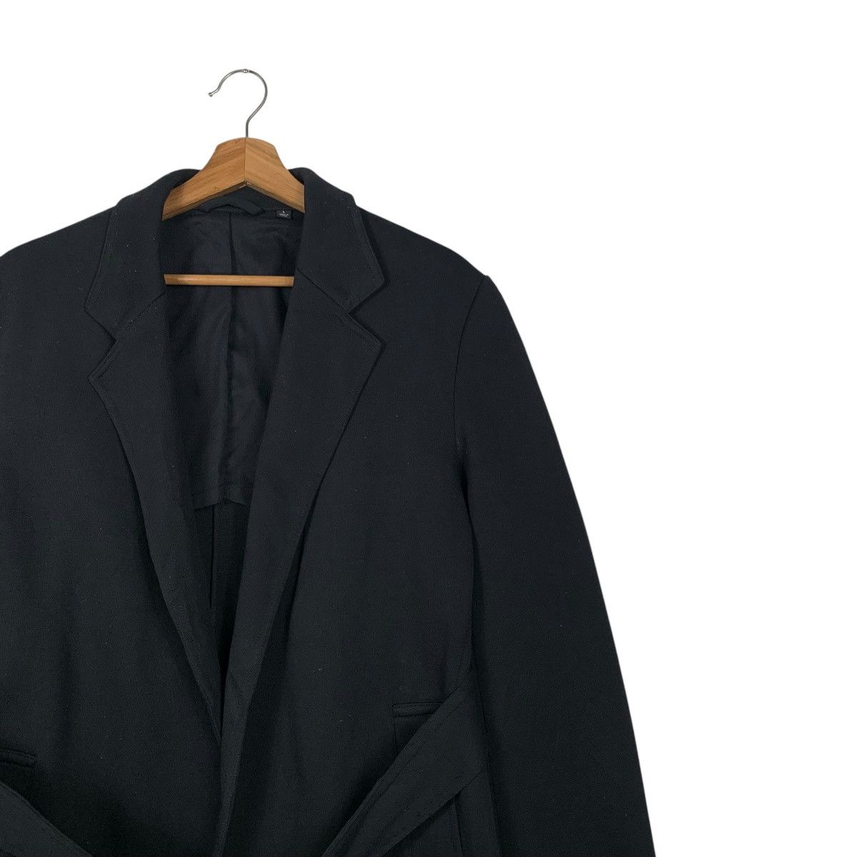 Lemaire × Uniqlo Lemaire Buttonless Belted Long Coat Jacket #2058-C89 Size US L / EU 52-54 / 3 - 5 Thumbnail