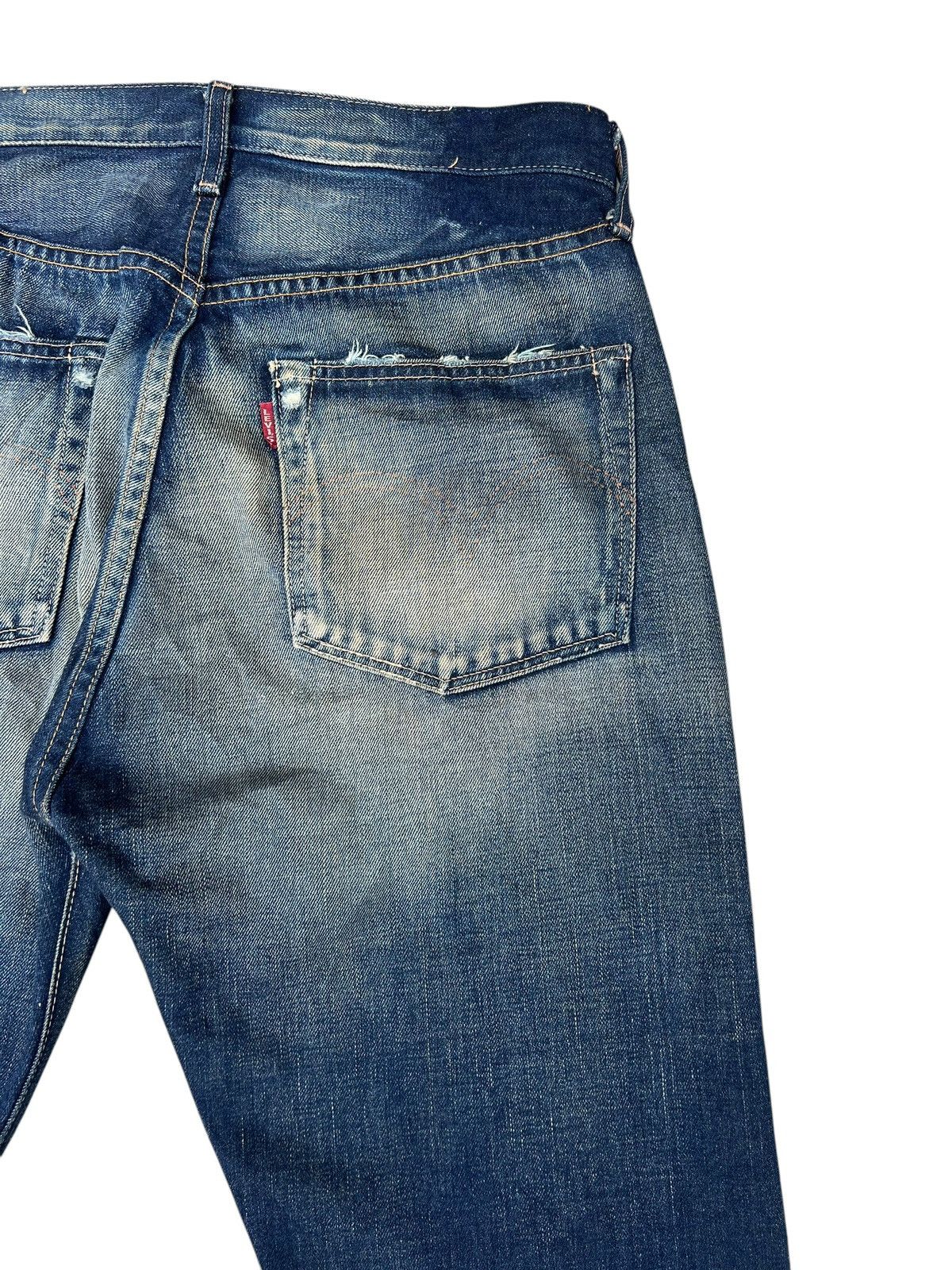 Levi's Vintage Clothing WW2 Model 2006 LVC Levi’s S501XX Big E Denim Selvedge Jeans Size US 31 - 19 Thumbnail