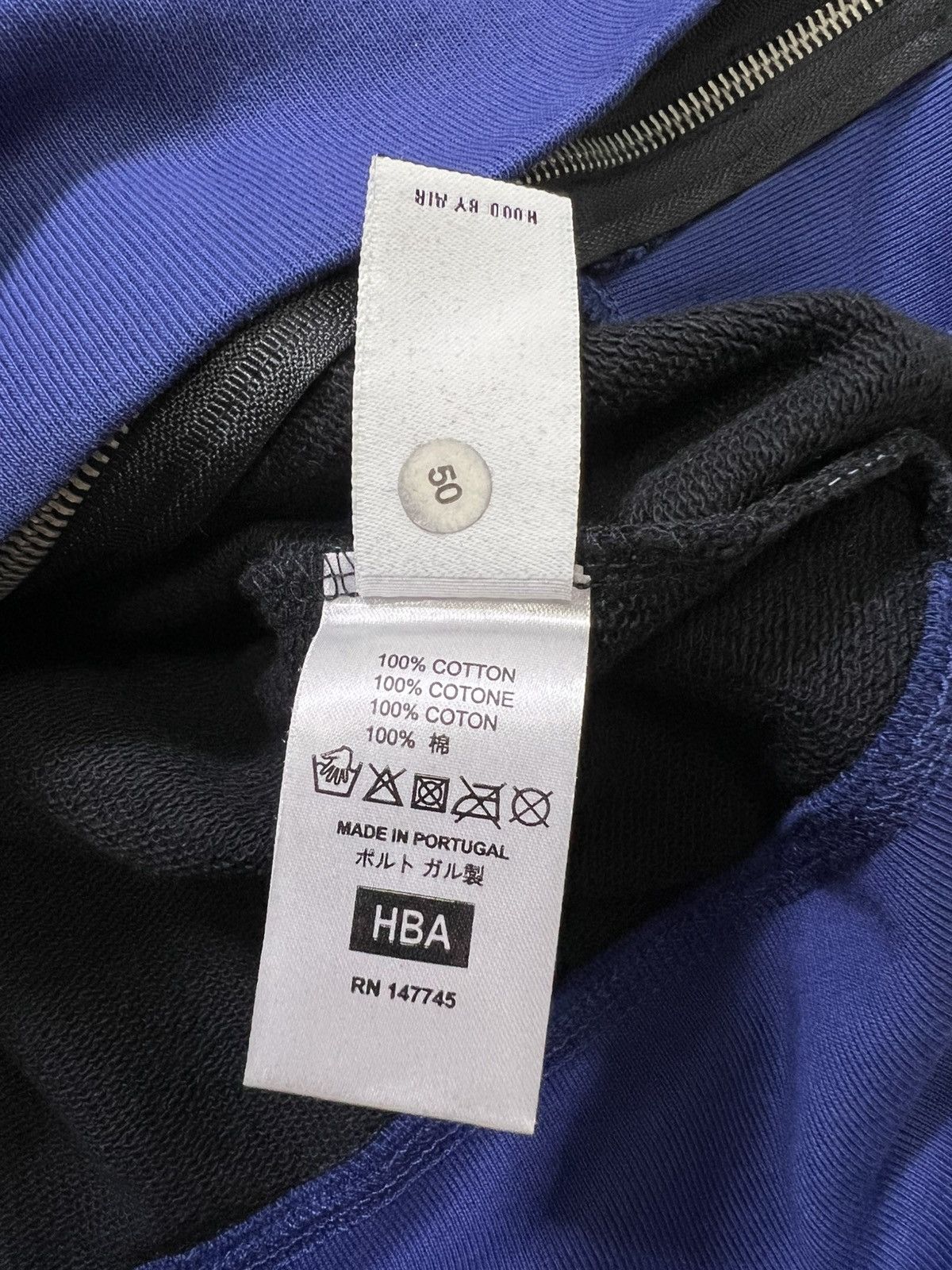 Hood By Air Hood by Air - Color Block Pattern Crewneck Double Zip Hoodie Size US XS / EU 42 / 0 - 22 Thumbnail