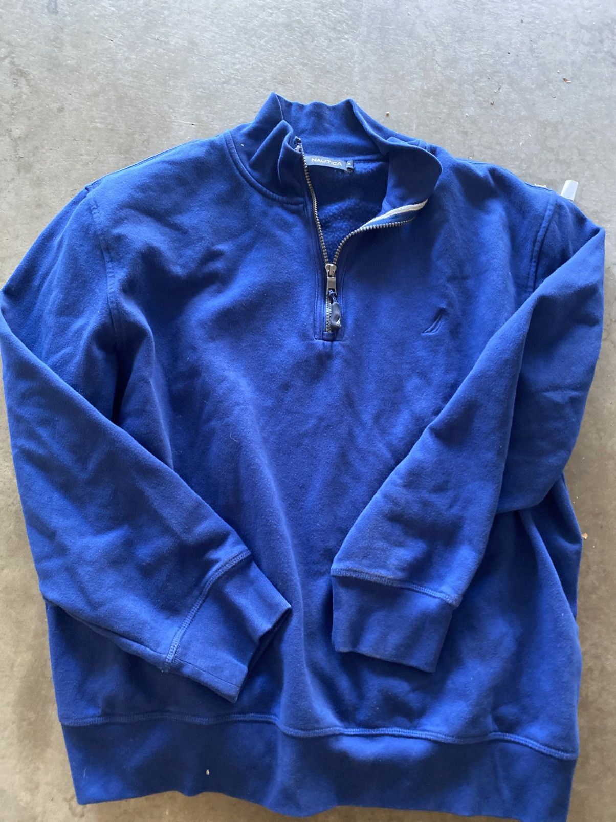 Nautica Vintage Navy Nautica Quarter Zip Size US XL / EU 56 / 4 - 1 Thumbnail