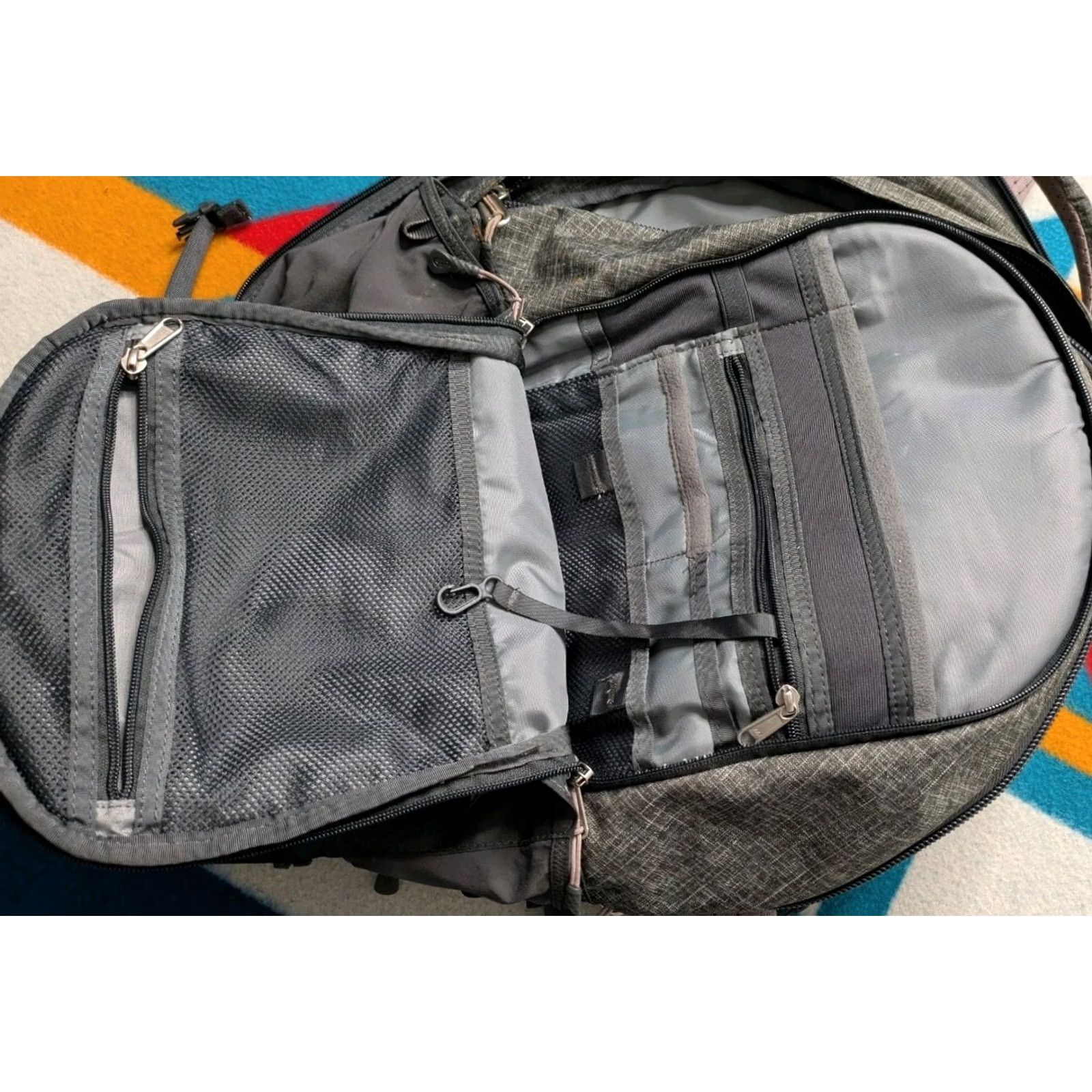The North Face The North Face Surge Backpack Grey Laptop School Bag Outdoor Hiking Carry-on Size ONE SIZE - 4 Thumbnail