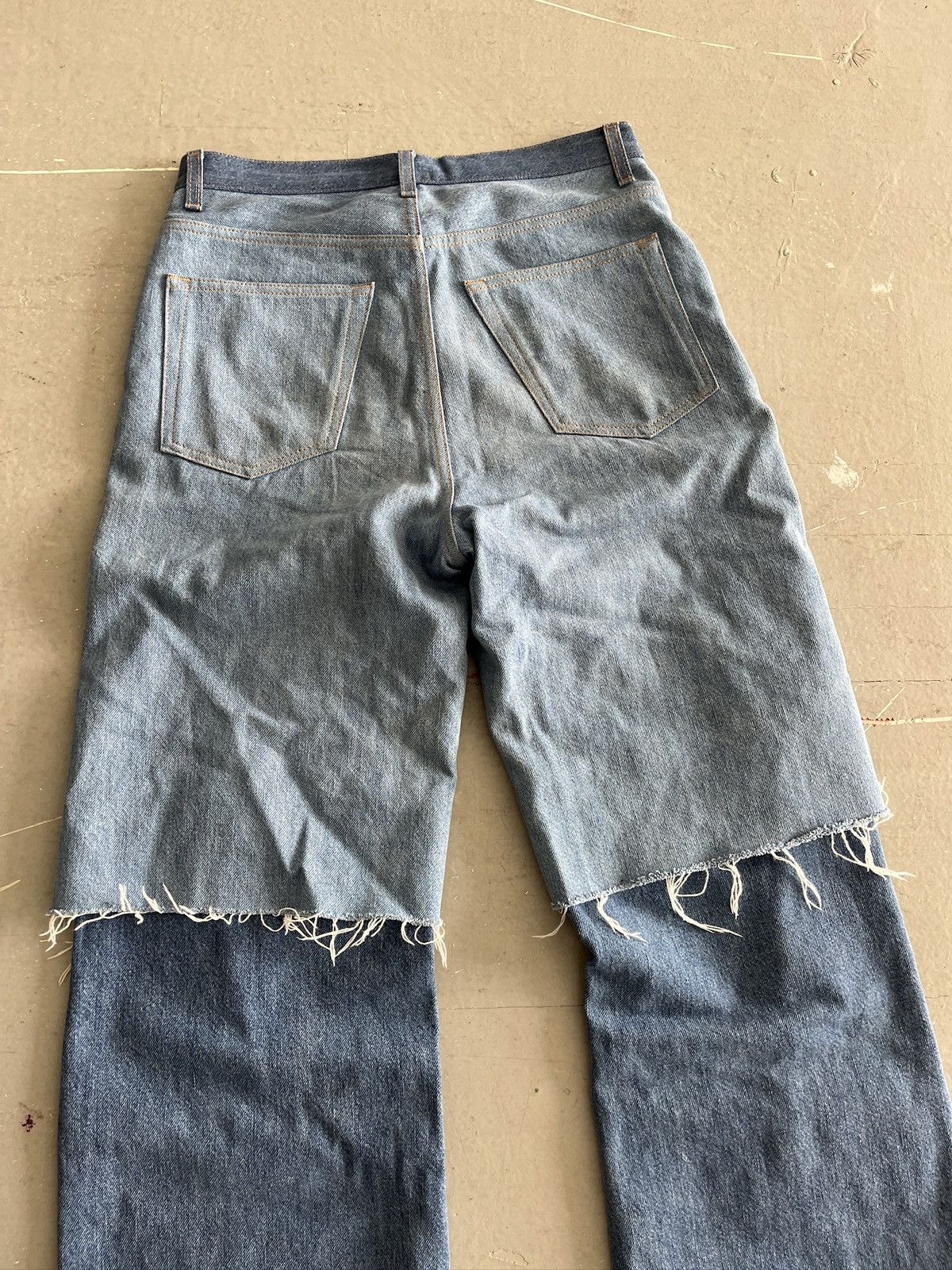 AVAVAV AVAVAV Two Tone Layered Jeans (unisex) Size US 30 / EU 46 - 6 Thumbnail