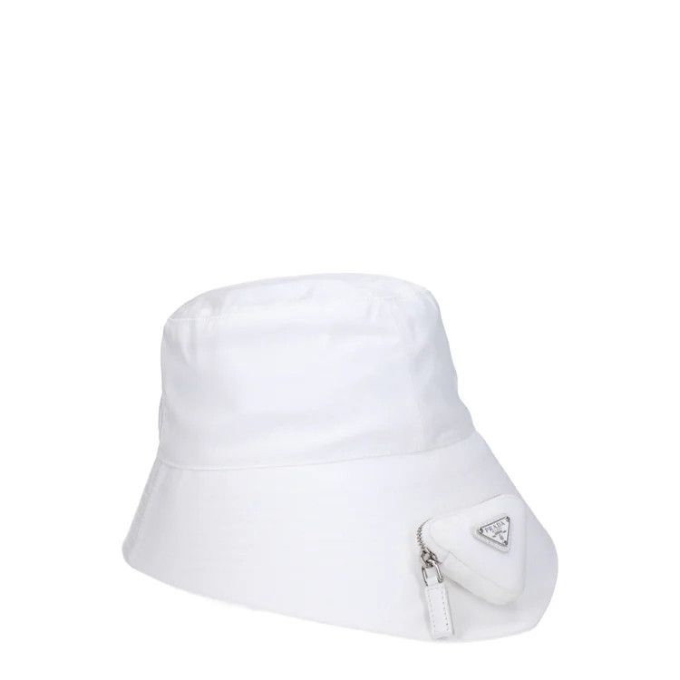 image of Prada Ob1O1E0524 Size: L / Hats In White, Men's
