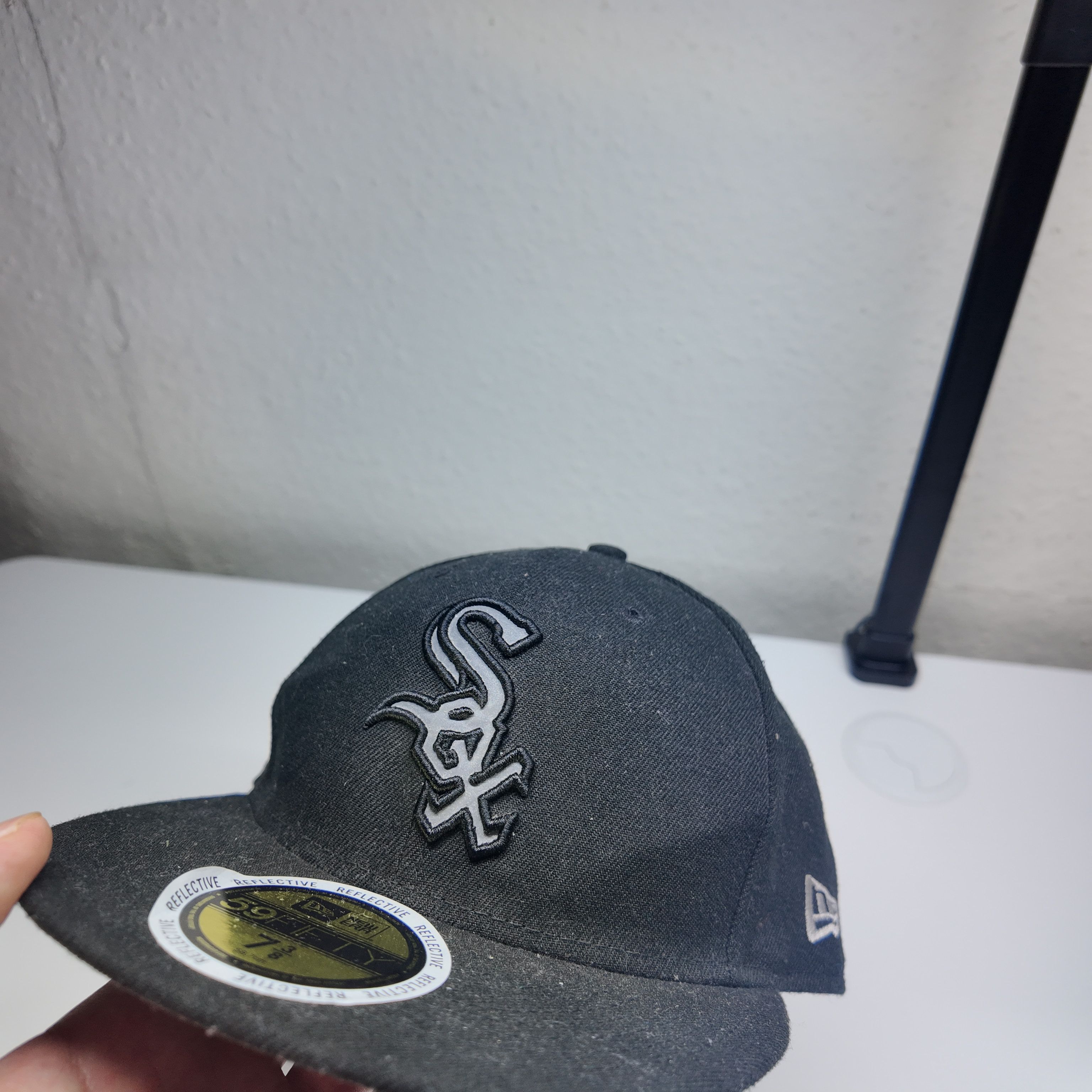 New Era New Era 59FIFTY Chicago White Sox Reflective Logo Fitted Size ONE SIZE - 4 Thumbnail