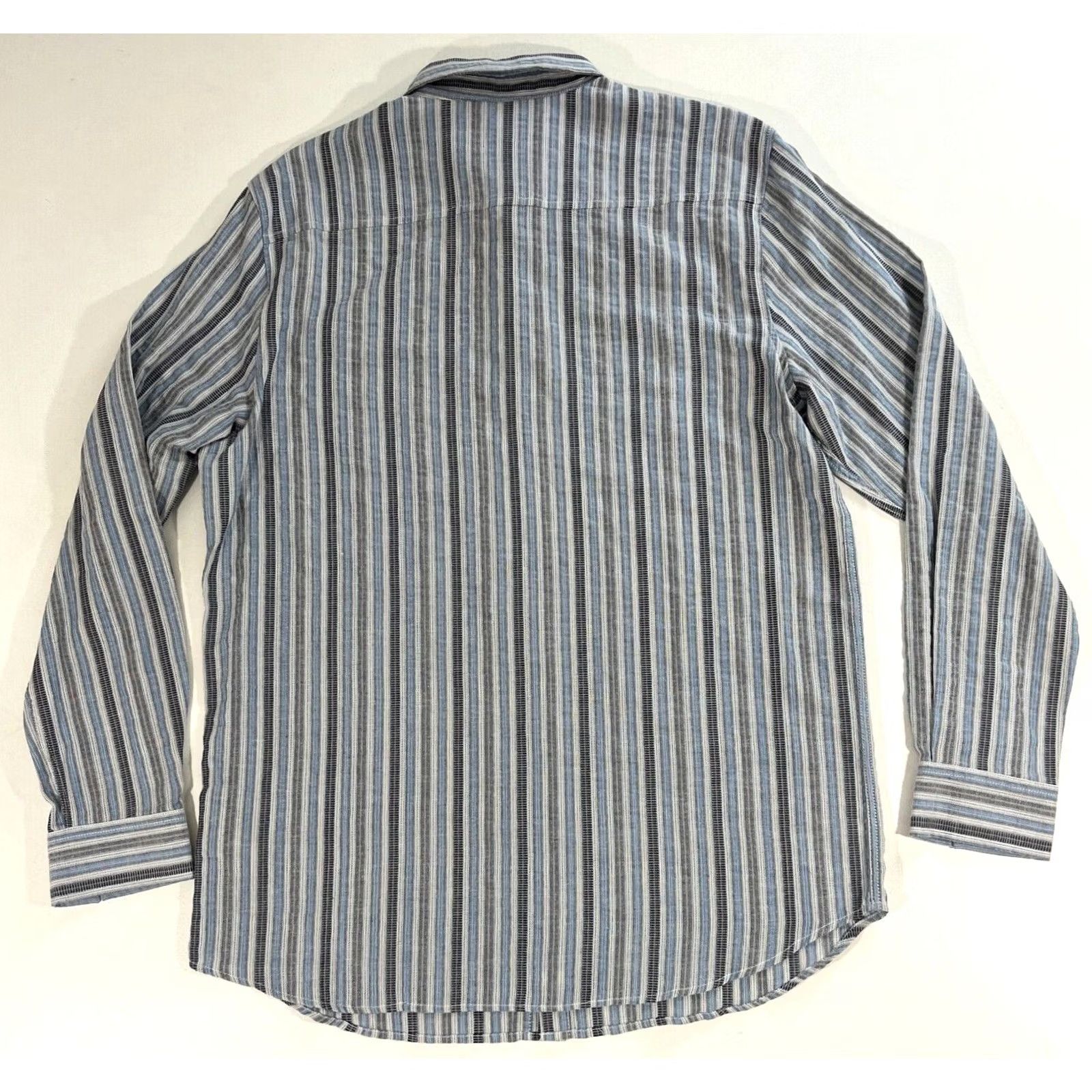 Scotch & Soda SCOTCH & SODA Men’s Lightweight Dobby Stripe Button-Up Shirt - Multicolor Cotton, Size L, NWT, Casual, Long Sleeve, Collared, Pockets, Regular Fit Size US L / EU 52-54 / 3 - 3 Thumbnail