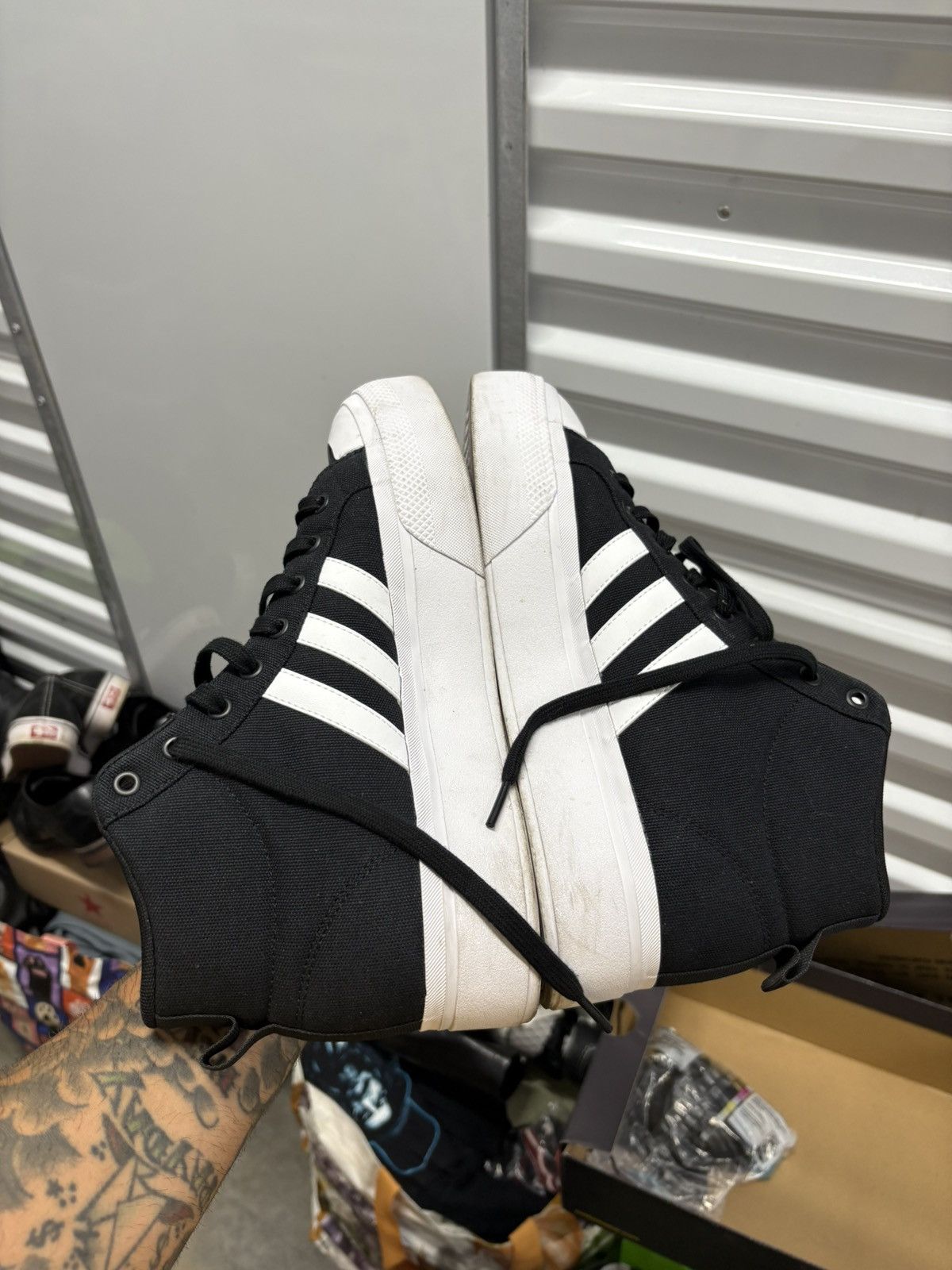 Adidas × Vintage Adidas nizza platform Size US 9.5 / EU 42-43 - 8 Thumbnail